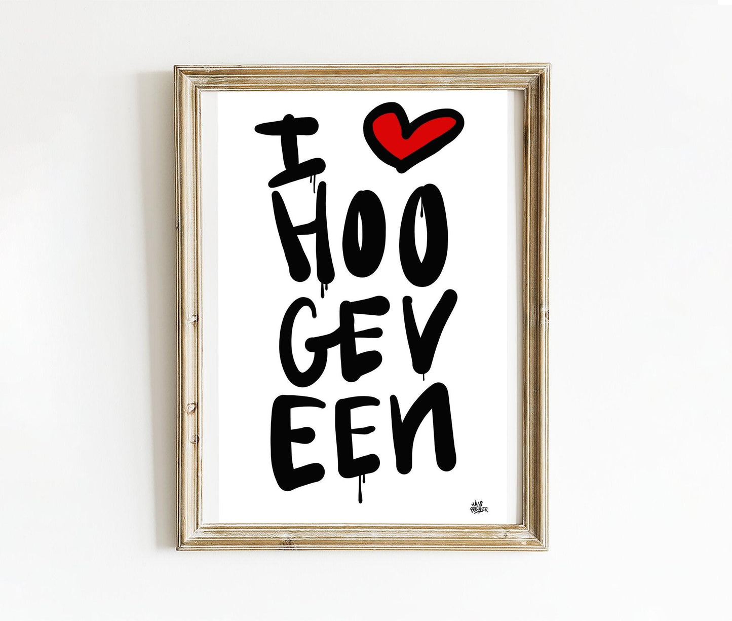 Poster Hoogeveen - Hans Breuker