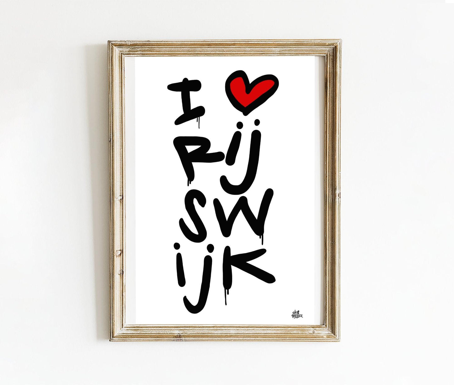 Poster Rijswijk - Hans Breuker