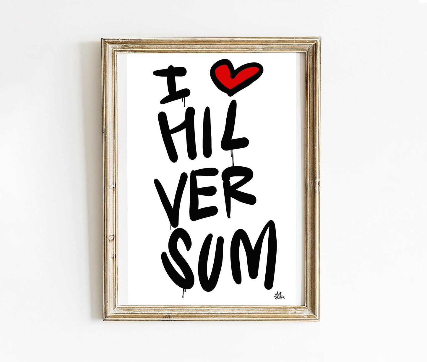 Poster Hilversum - Hans Breuker