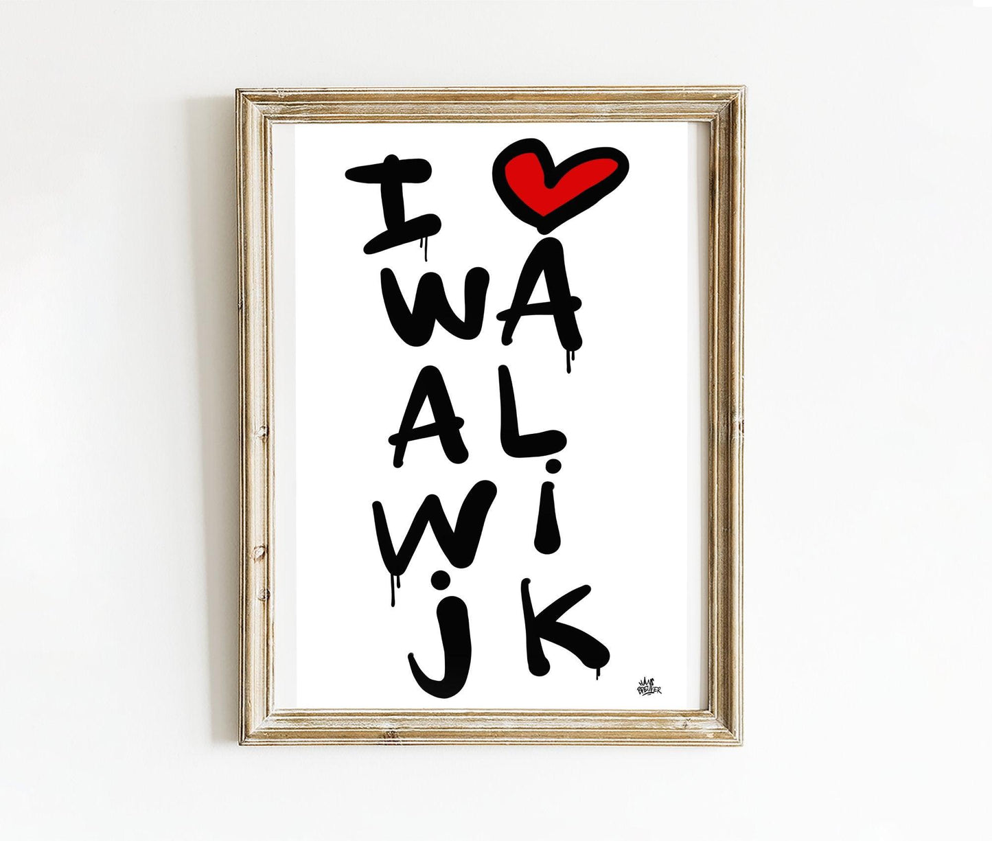 Poster Waalwijk - Hans Breuker