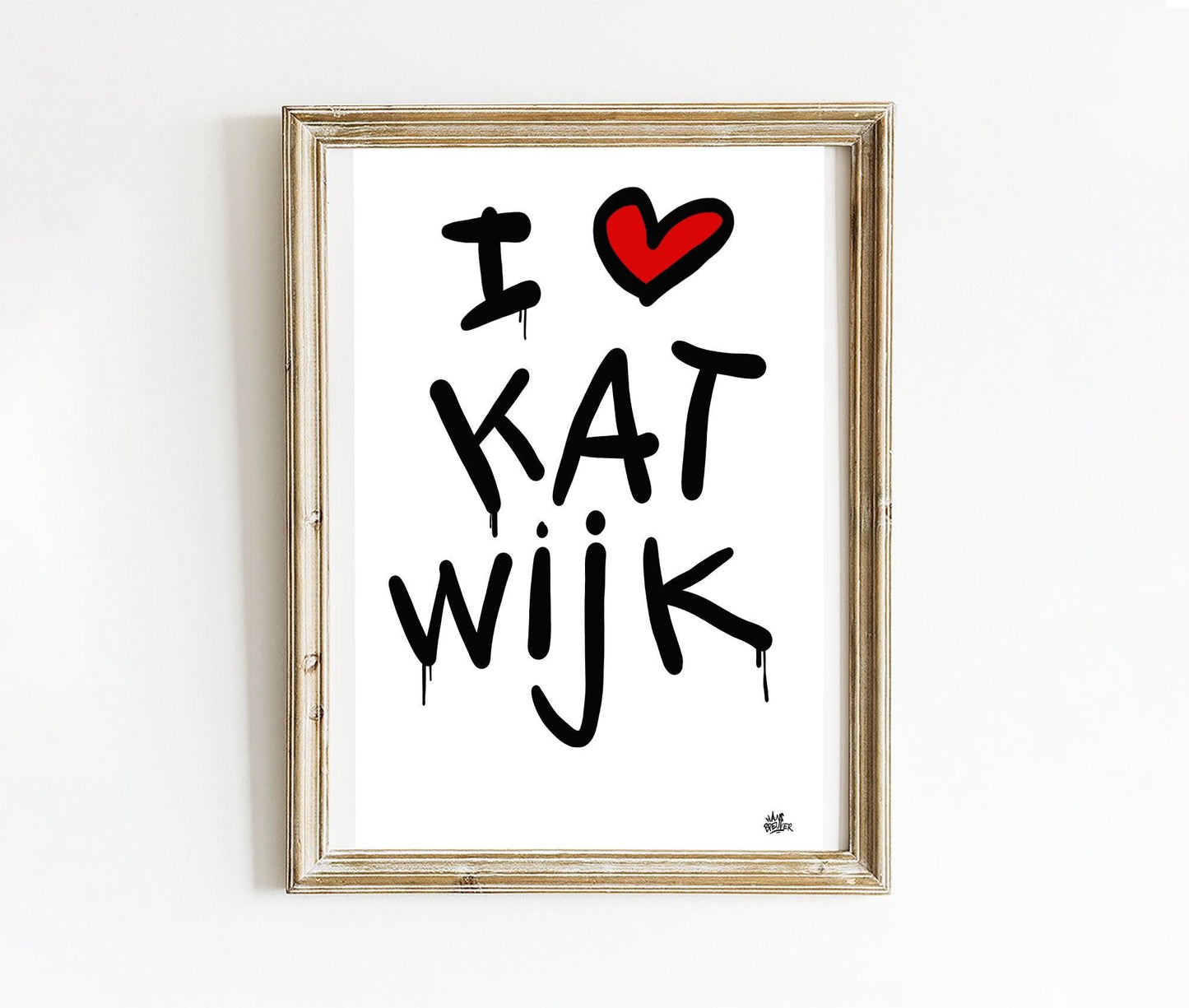 Poster Katwijk - Hans Breuker