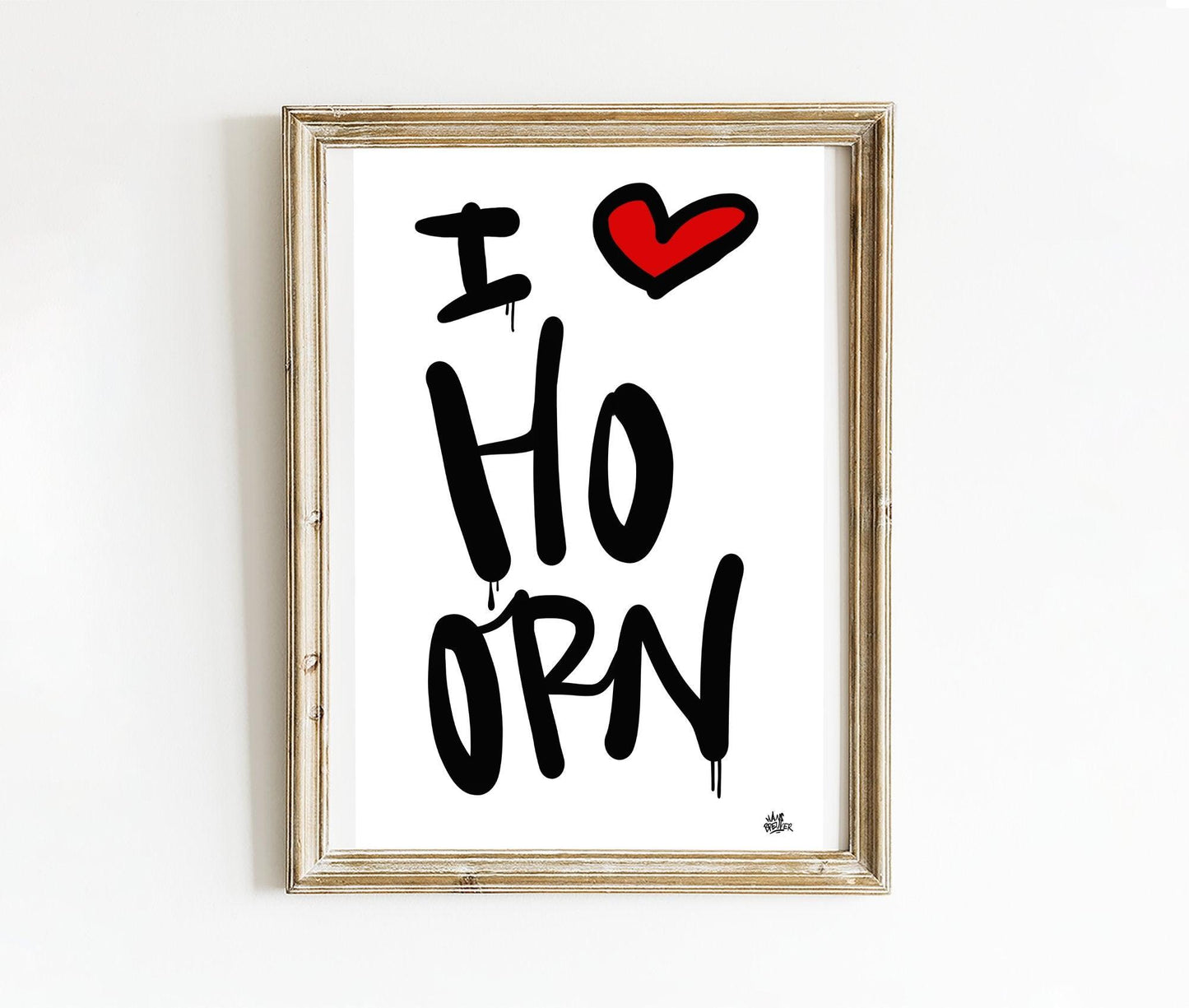 Poster Hoorn - Hans Breuker