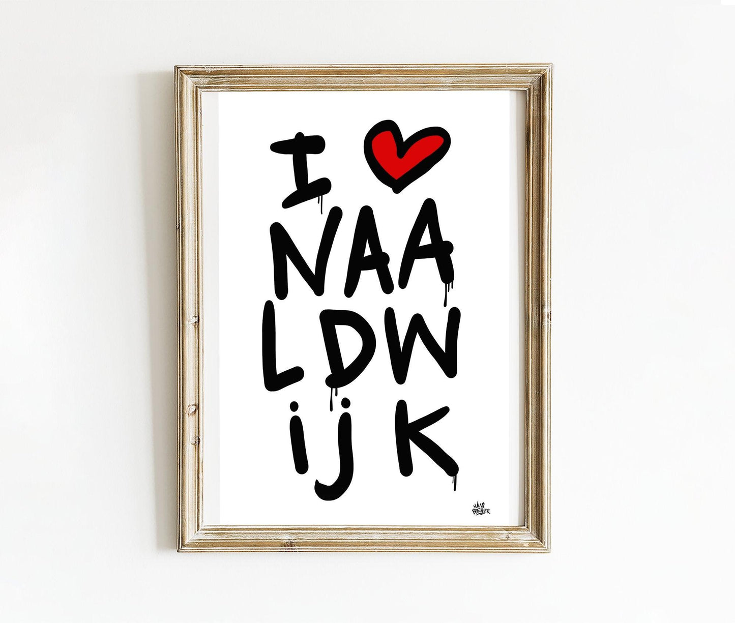 Poster Naaldwijk - Hans Breuker