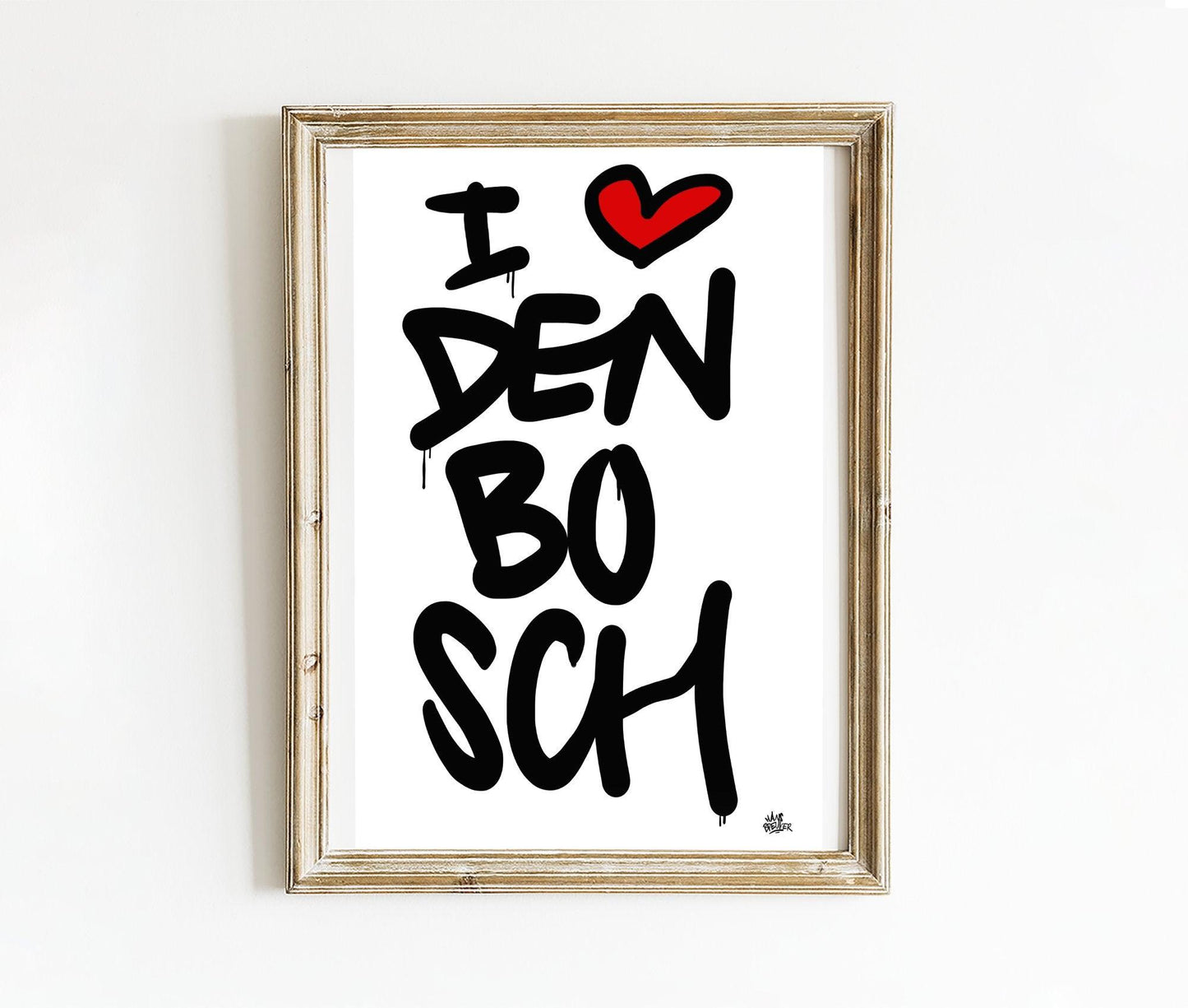 Poster Den Bosch - Hans Breuker