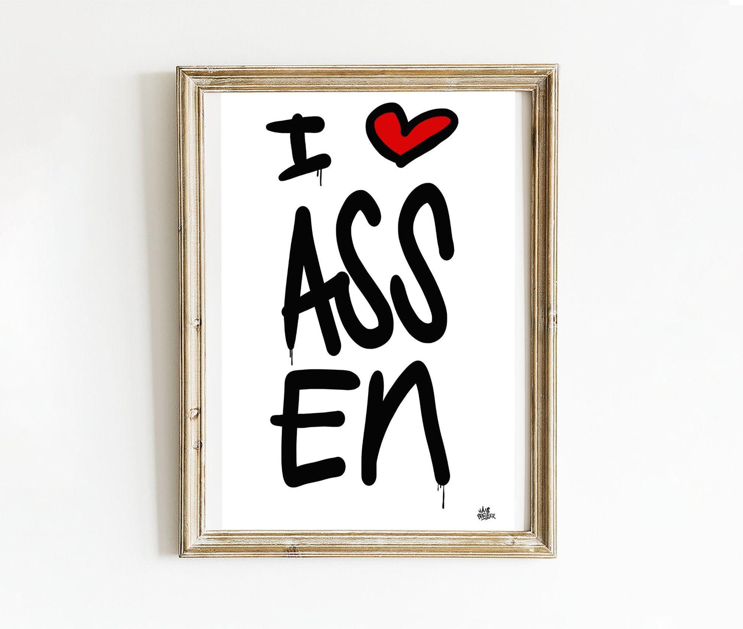 Poster Assen - Hans Breuker