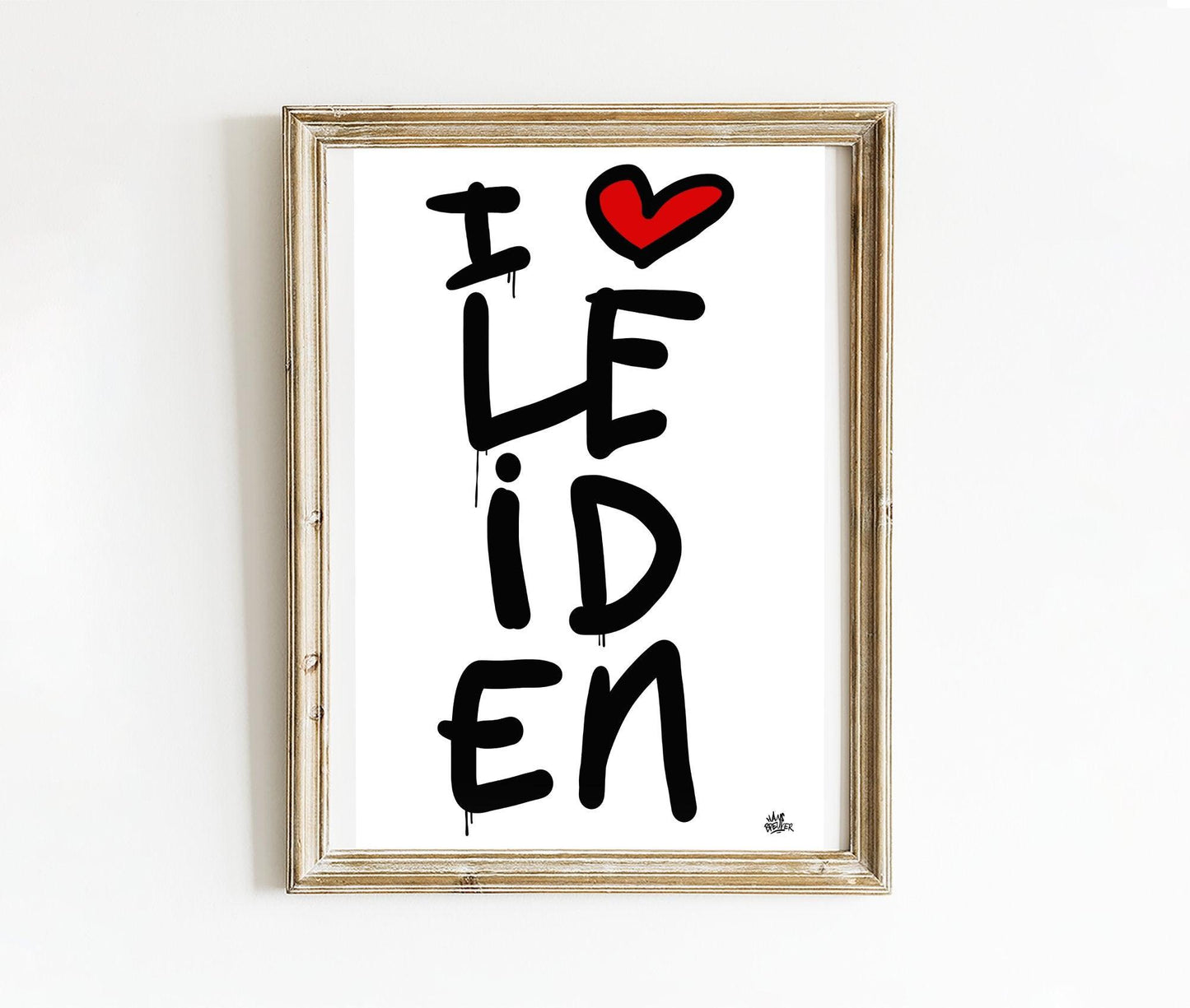 Poster Leiden - Hans Breuker