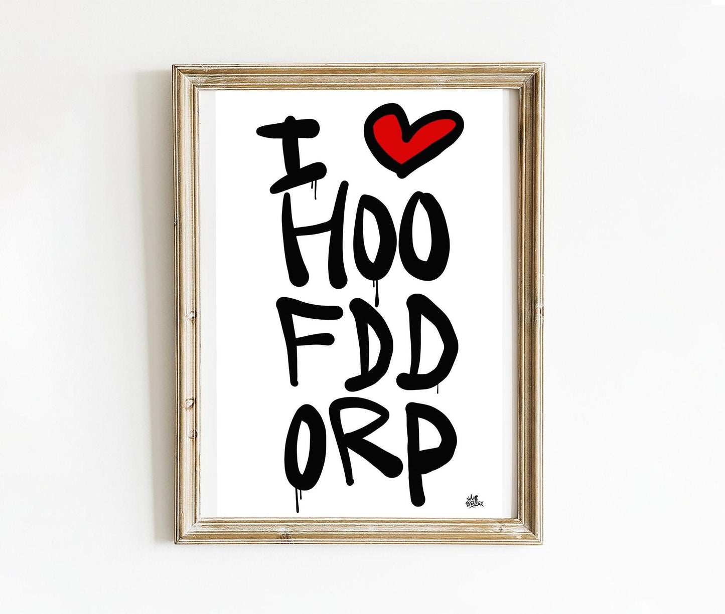 Poster Hoofddorp - Hans Breuker