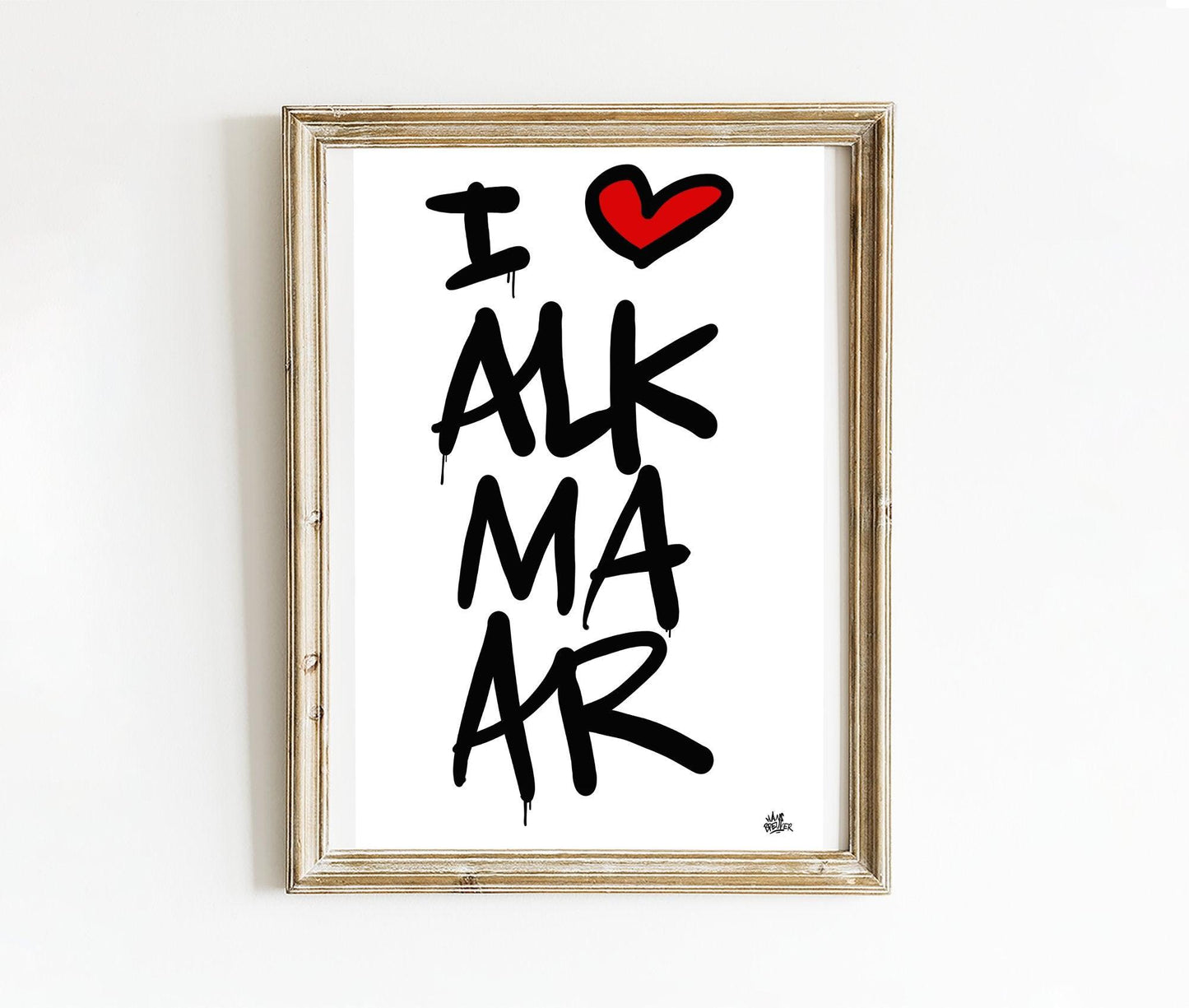 Poster Alkmaar - Hans Breuker