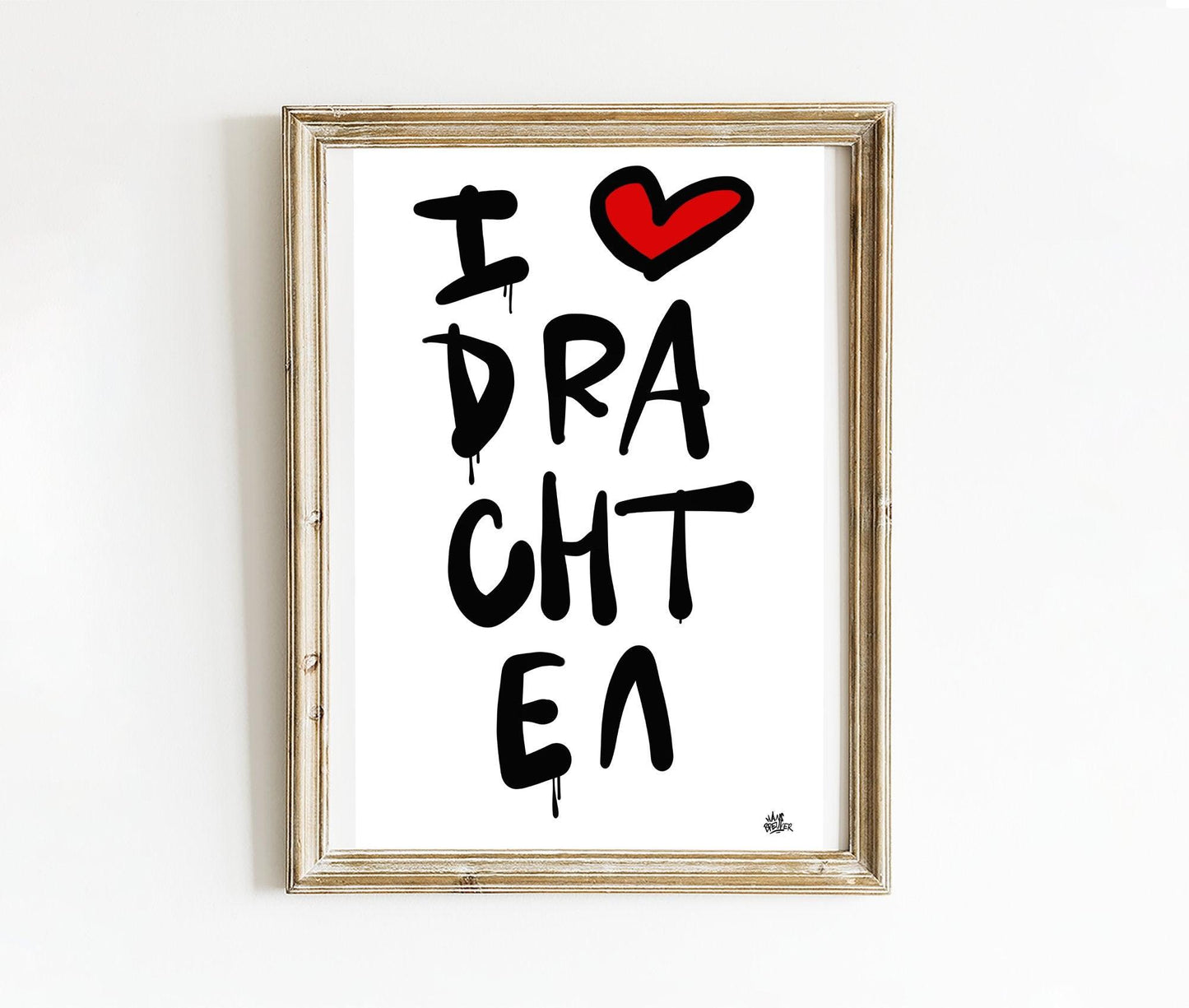 Poster Drachten - Hans Breuker