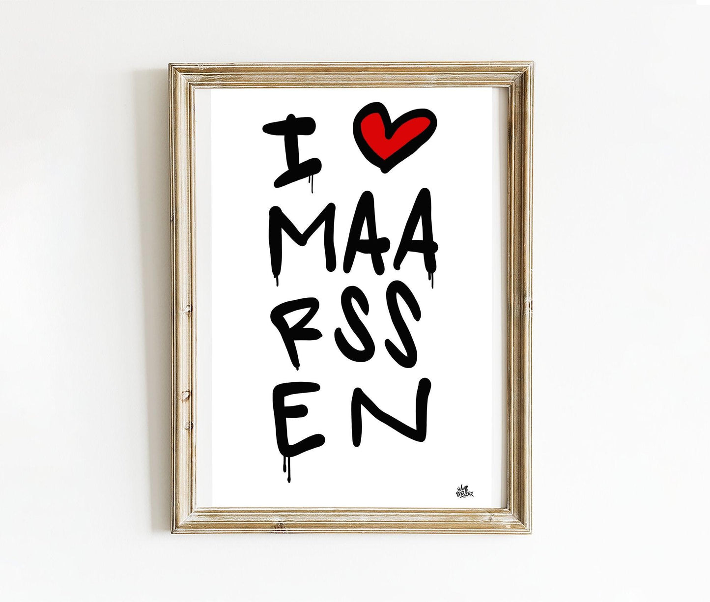 Poster Maarssen - Hans Breuker