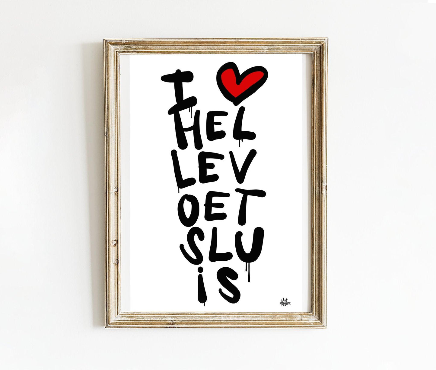 Poster Hellevoetsluis - Hans Breuker