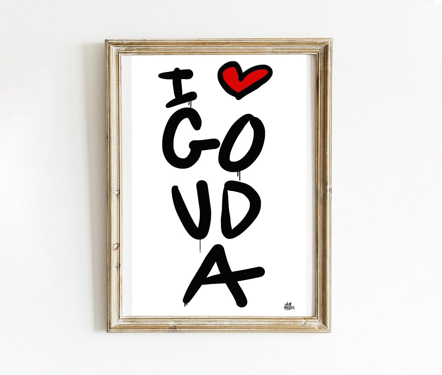 Poster Gouda - Hans Breuker