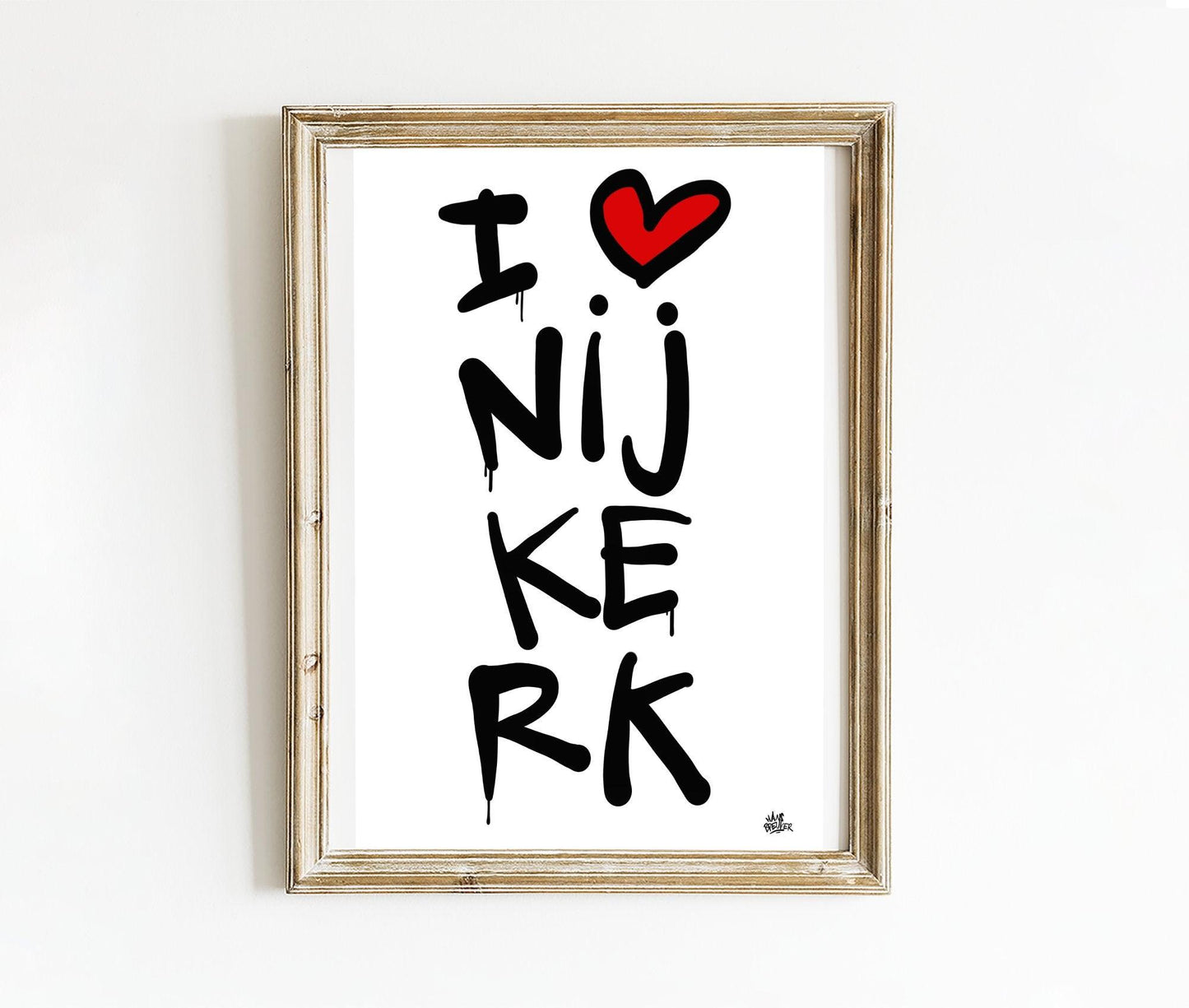 Poster Nijkerk - Hans Breuker