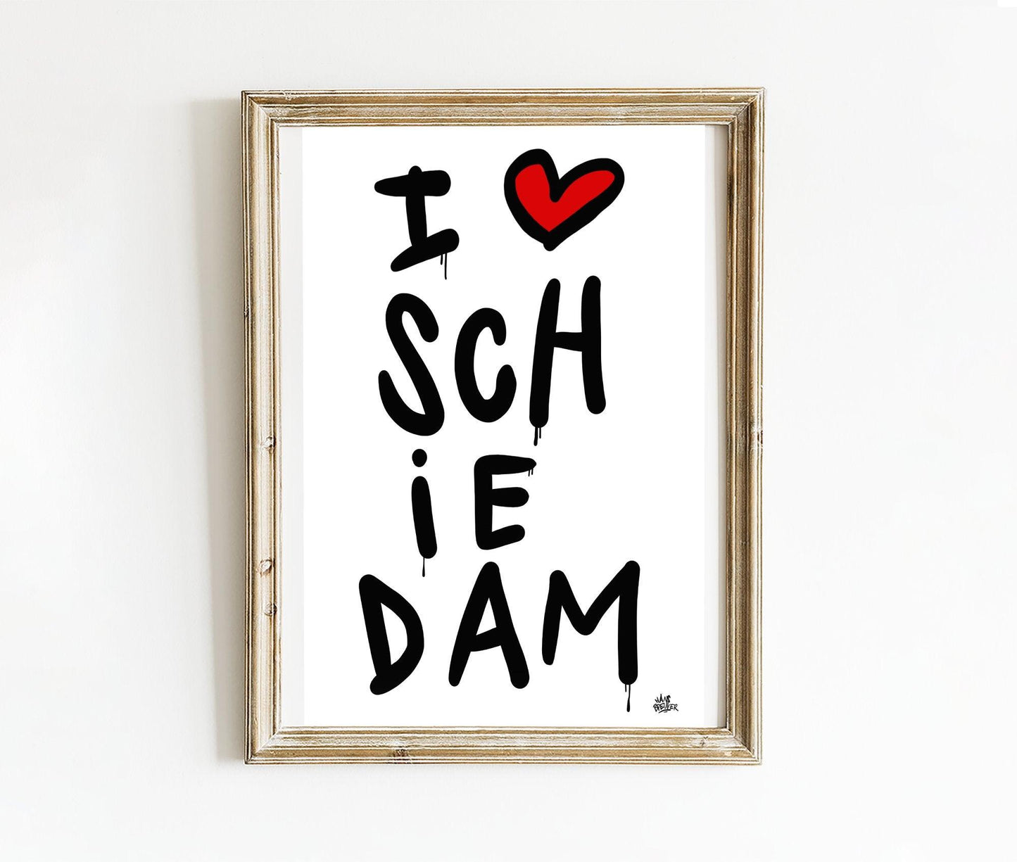 Poster Schiedam - Hans Breuker