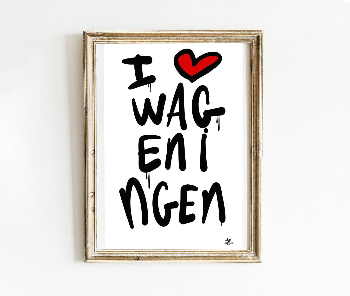 Poster Wageningen - Hans Breuker