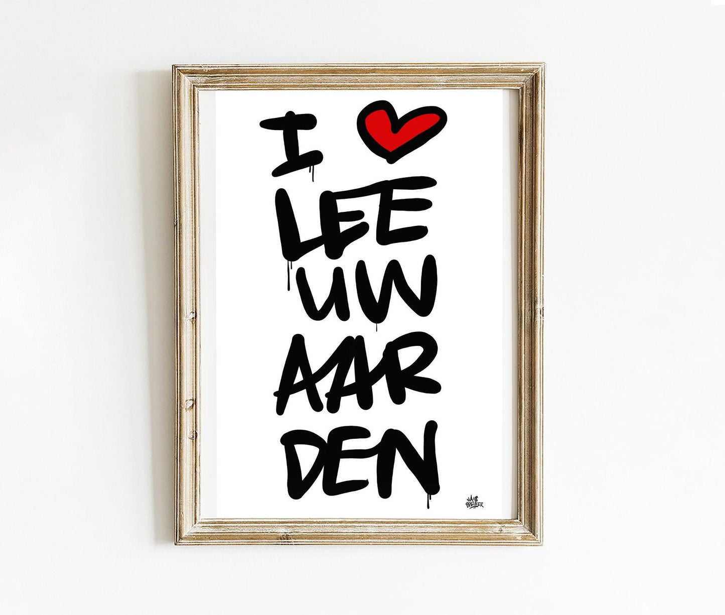 Poster Leeuwaarden - Hans Breuker