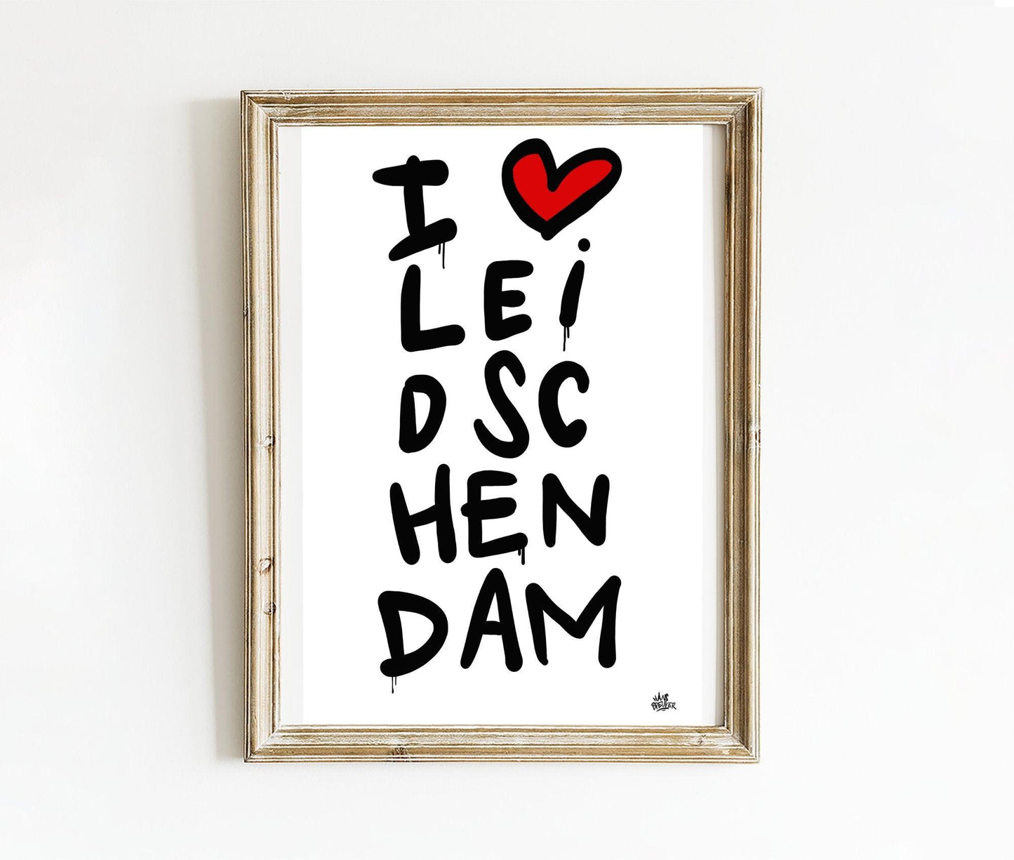 Poster Leidschendam - Hans Breuker