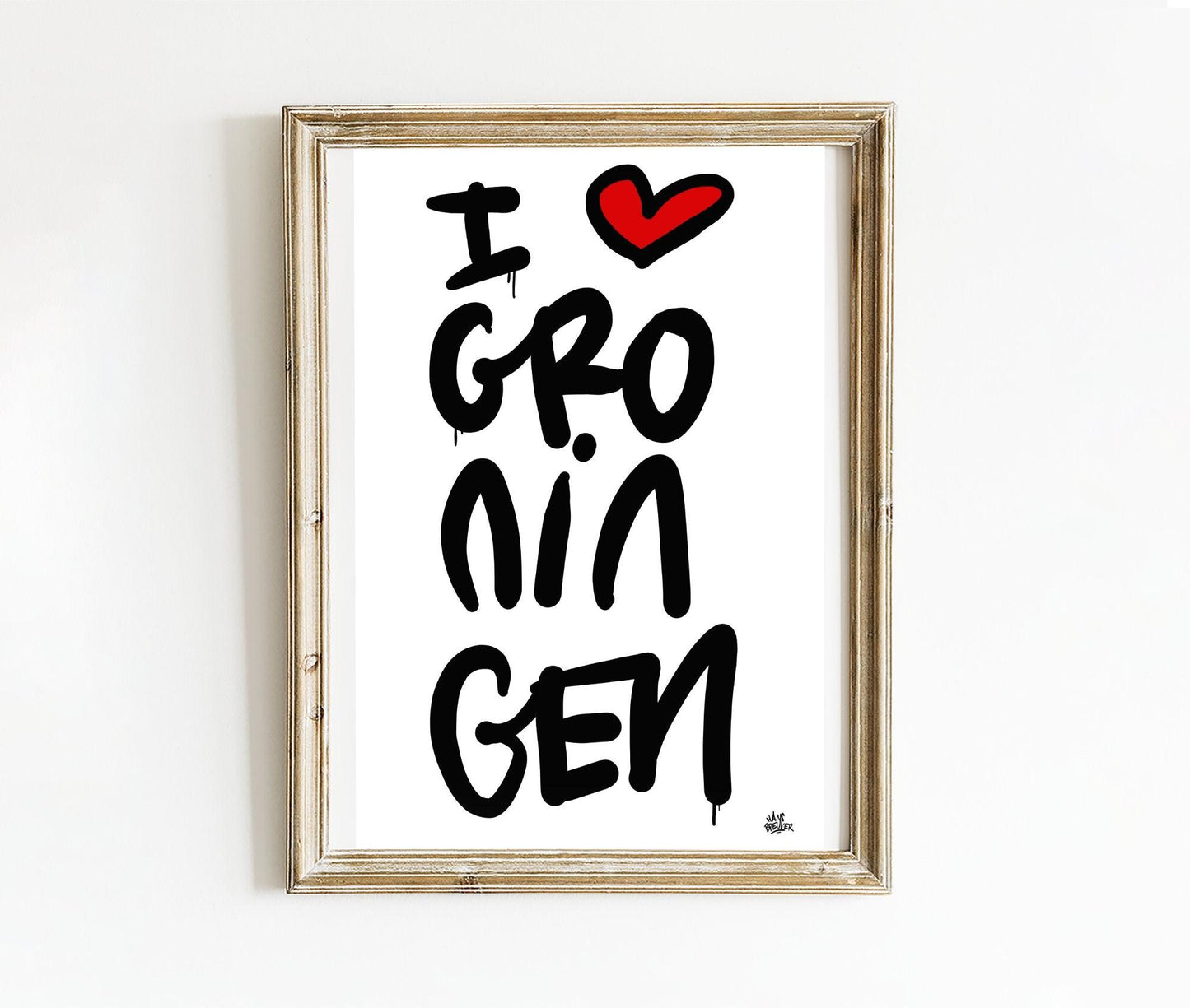 Poster Groningen - Hans Breuker