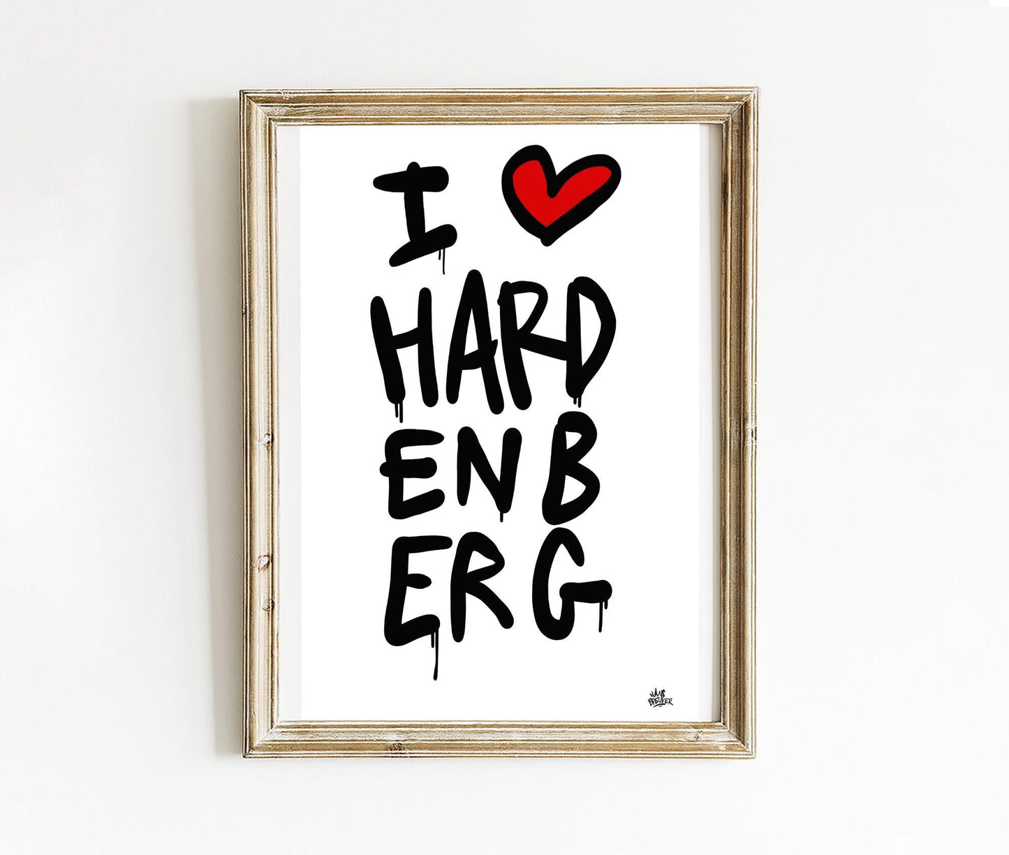 Poster Hardenberg - Hans Breuker