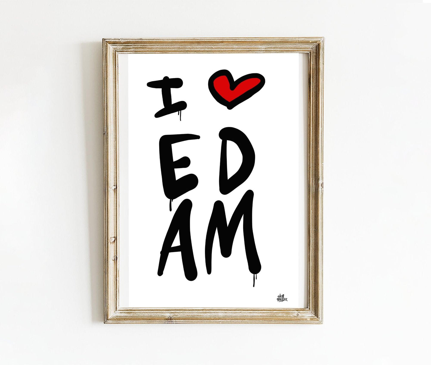 Poster Edam - Hans Breuker
