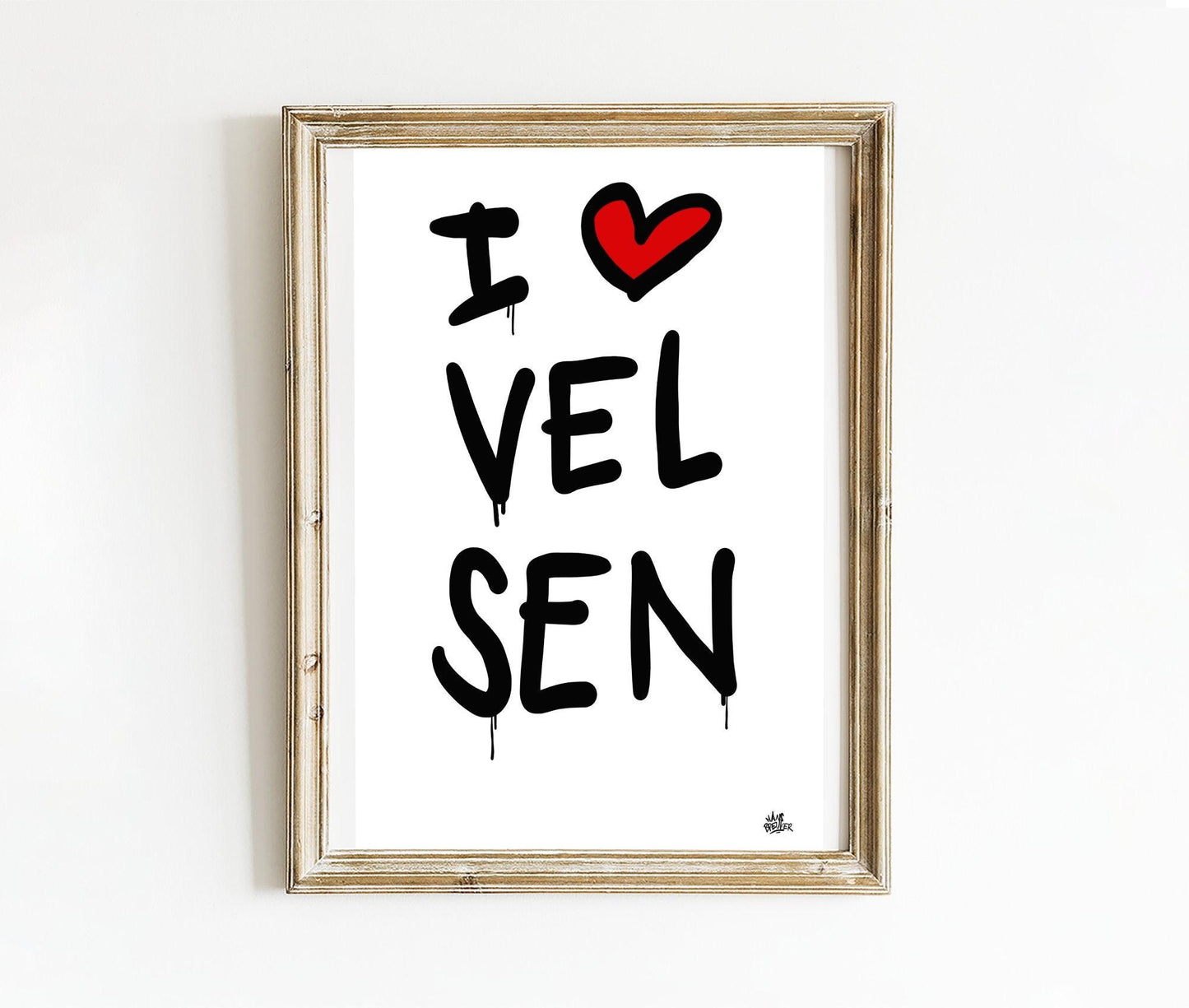 Poster Velsen - Hans Breuker
