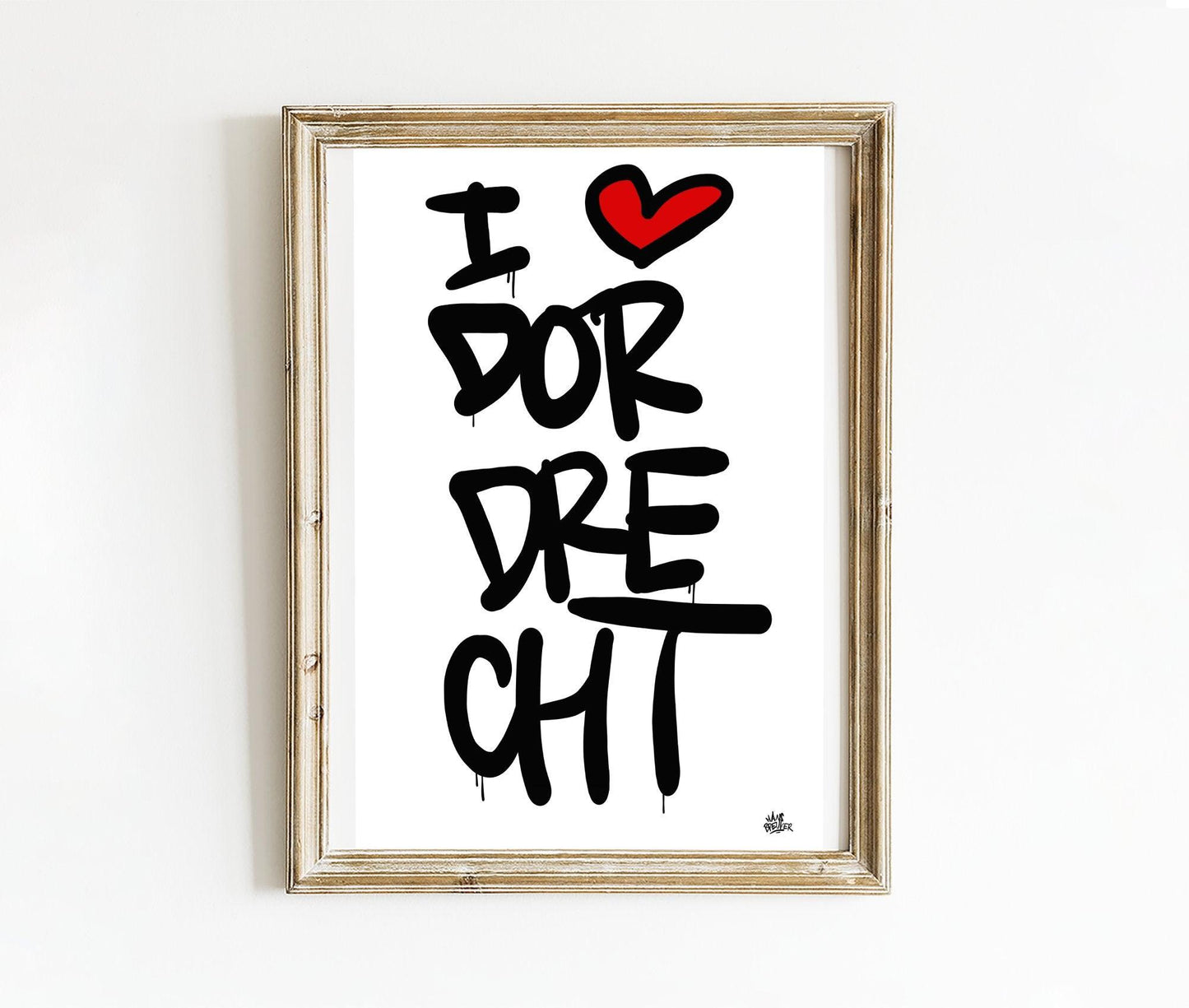 Poster Dordrecht - Hans Breuker