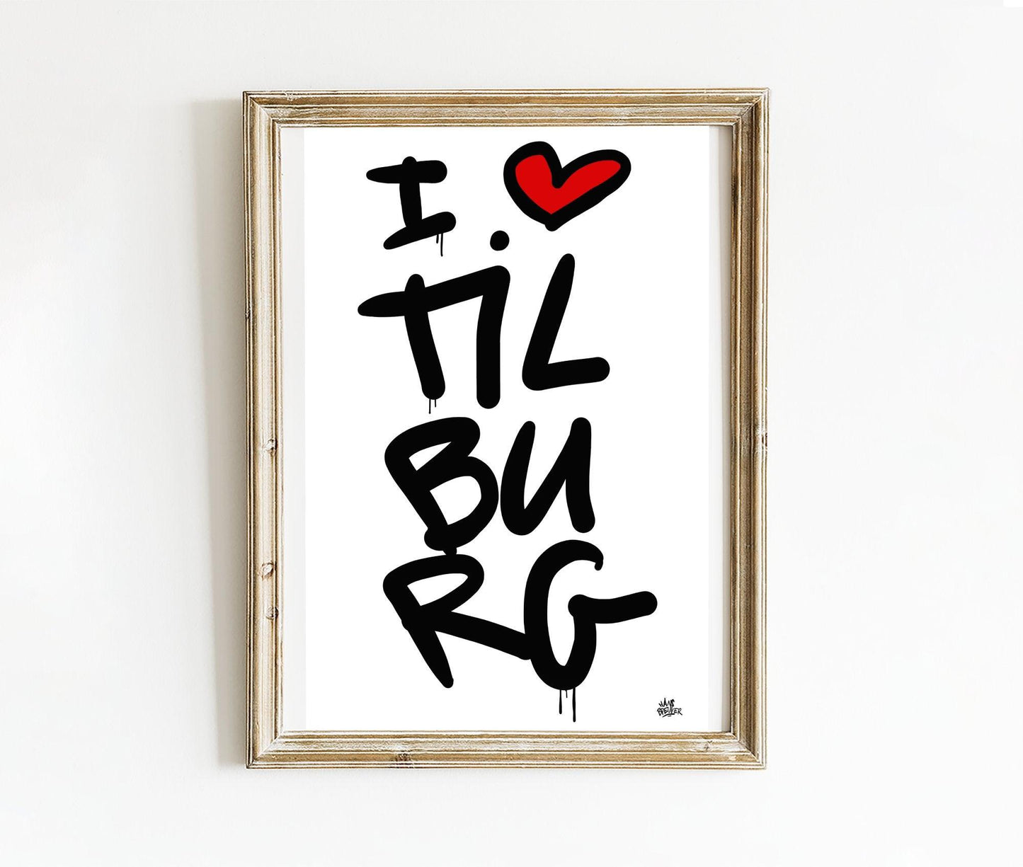 Poster Tilburg - Hans Breuker