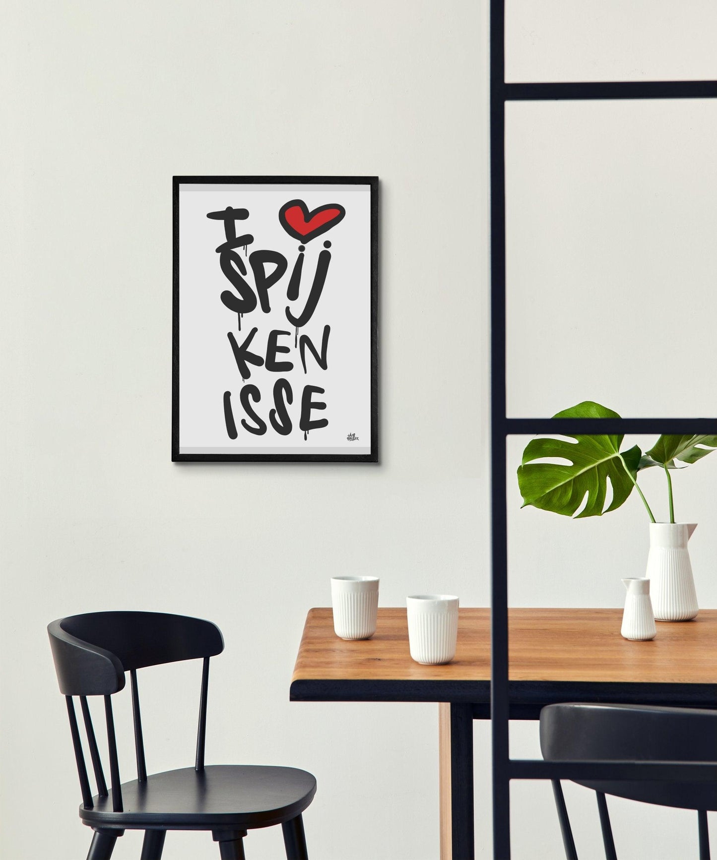Poster Spijkenisse - Hans Breuker