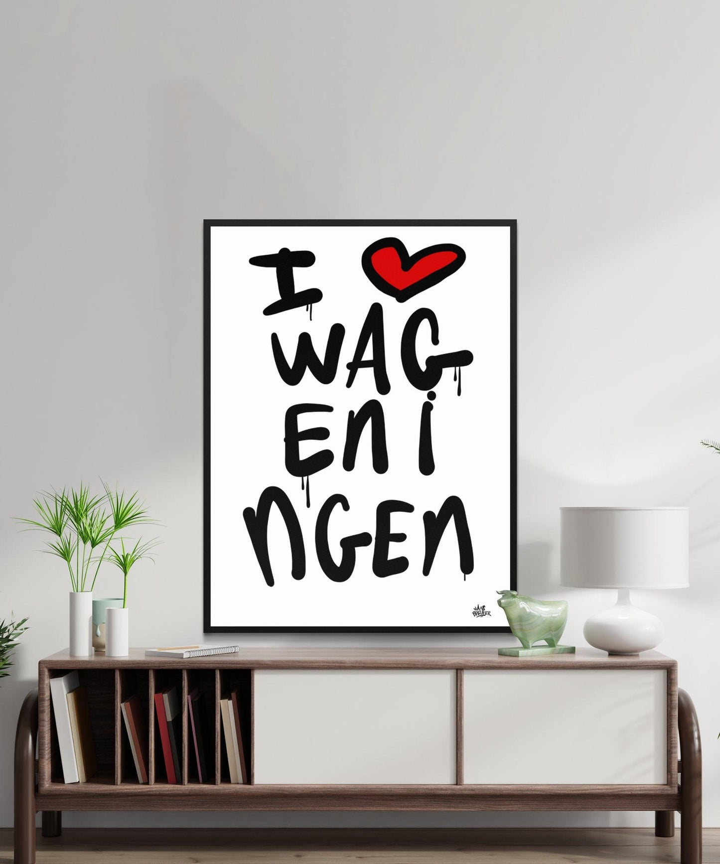 Poster Wageningen - Hans Breuker