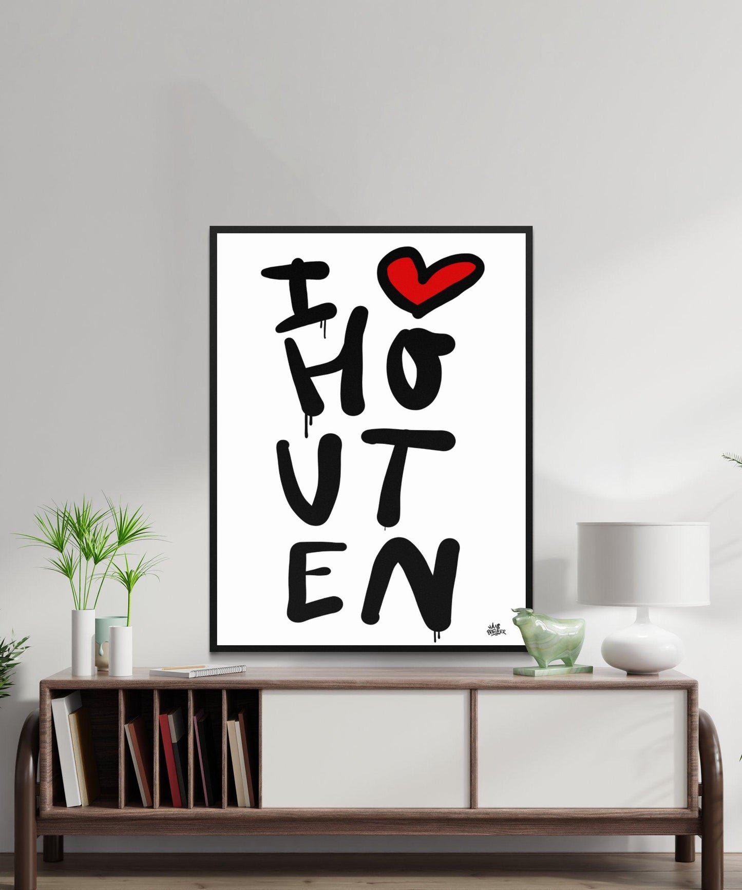 Poster Houten - Hans Breuker