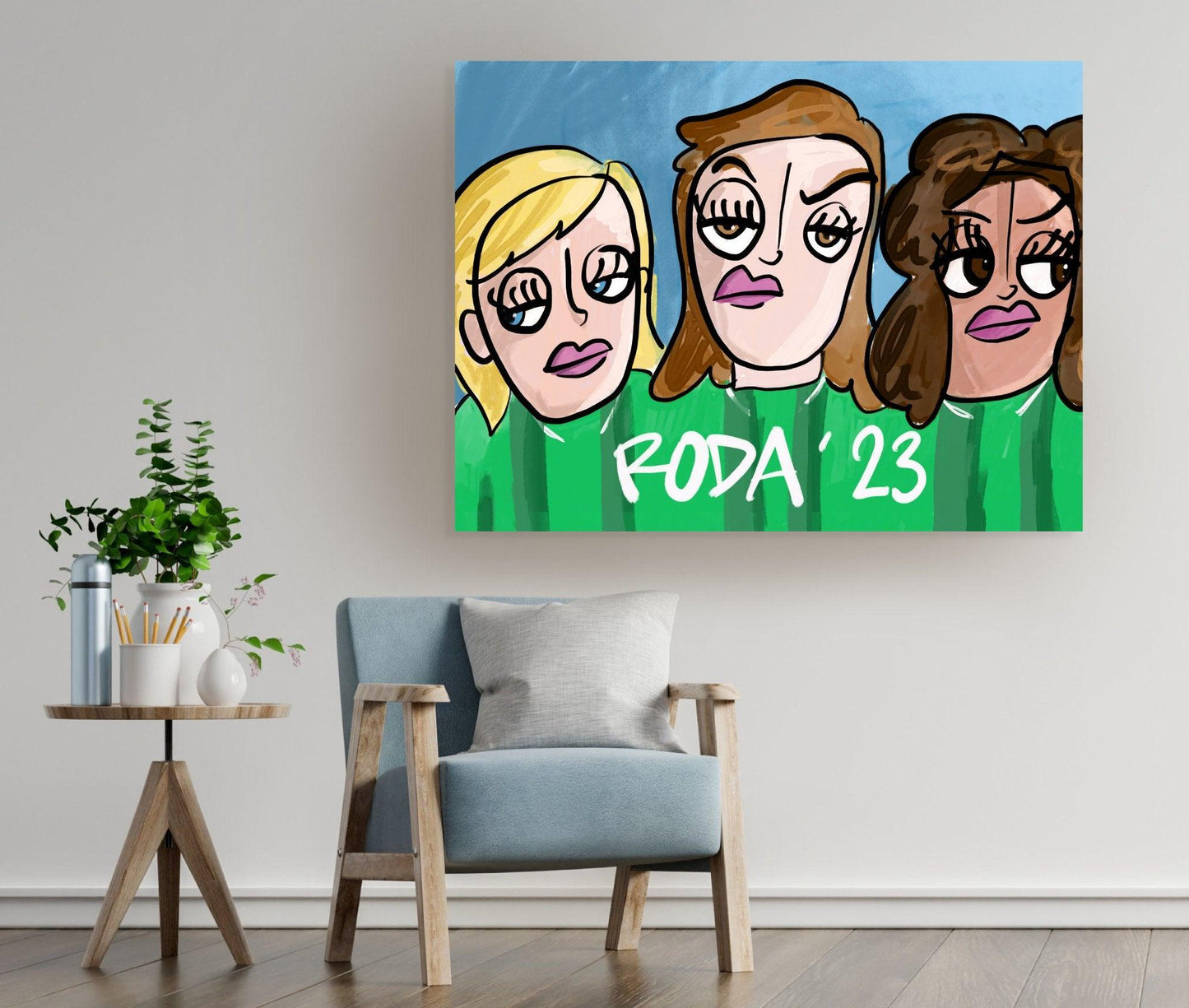 RODA '23 vrouwen poster - Hans Breuker