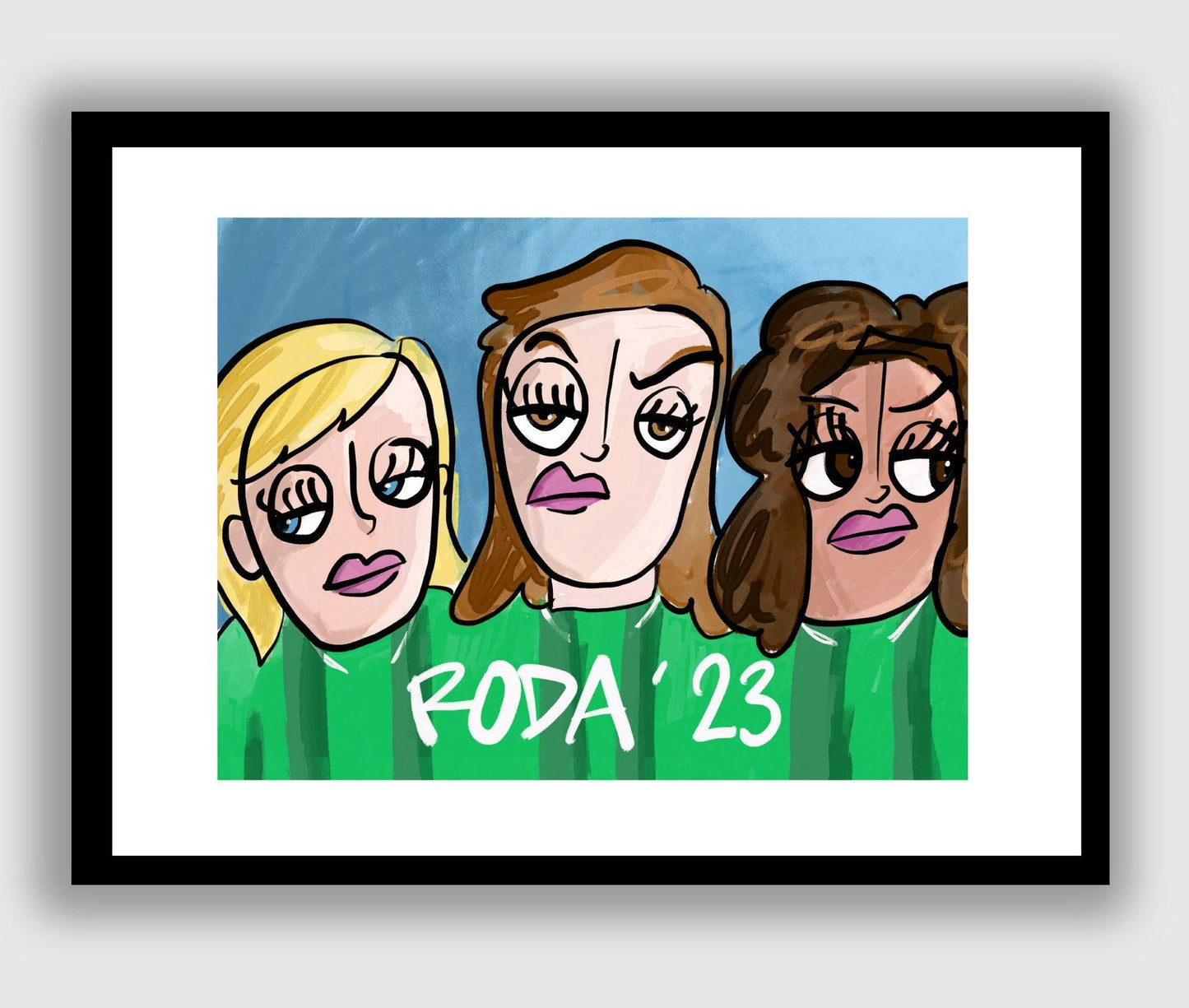 RODA '23 vrouwen poster - Hans Breuker