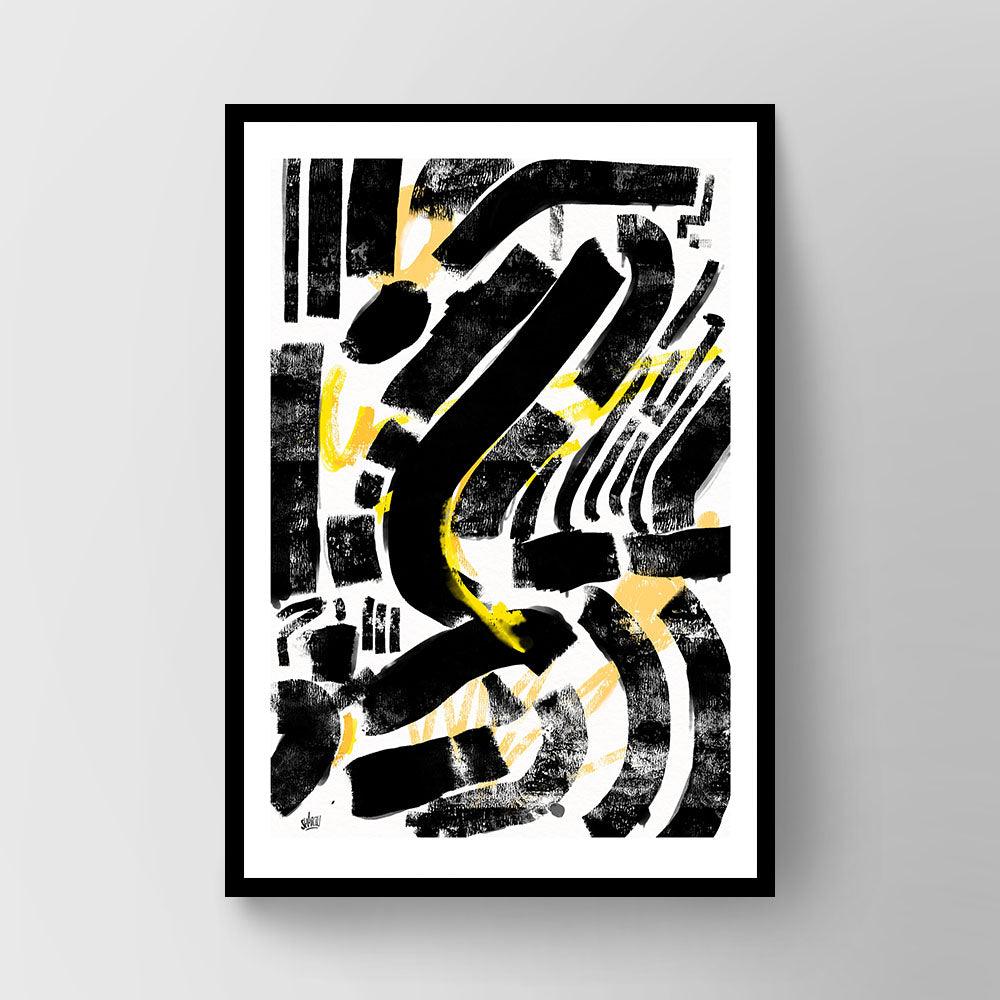 Black and yellow - Hans Breuker