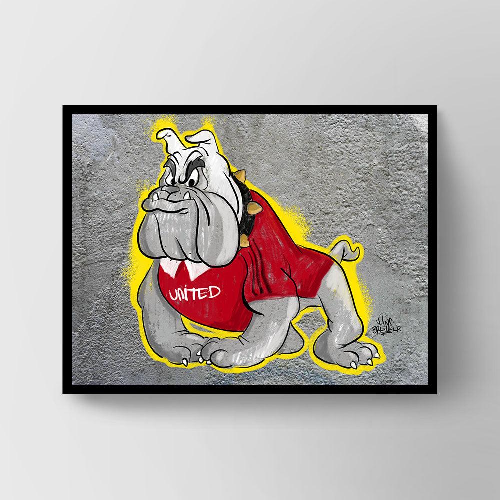 Manchester United bulldog - Hans Breuker