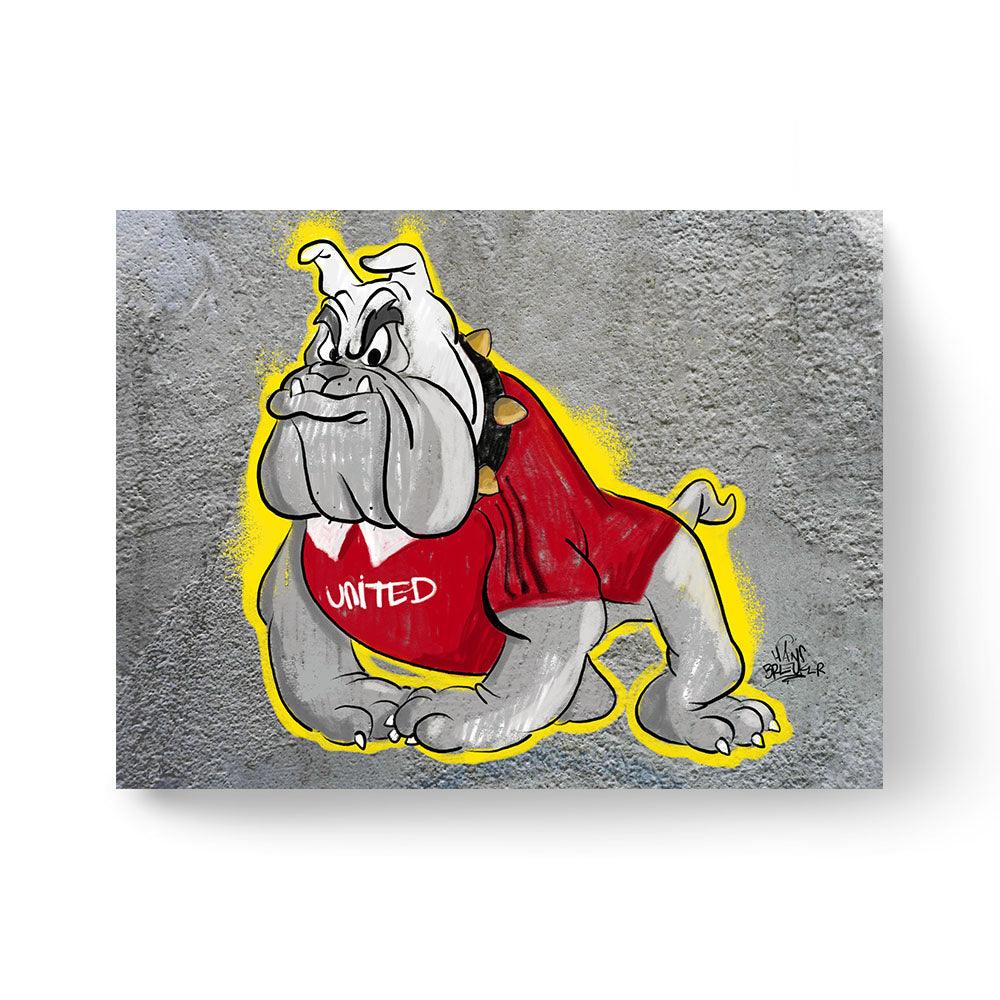 Manchester United bulldog - Hans Breuker
