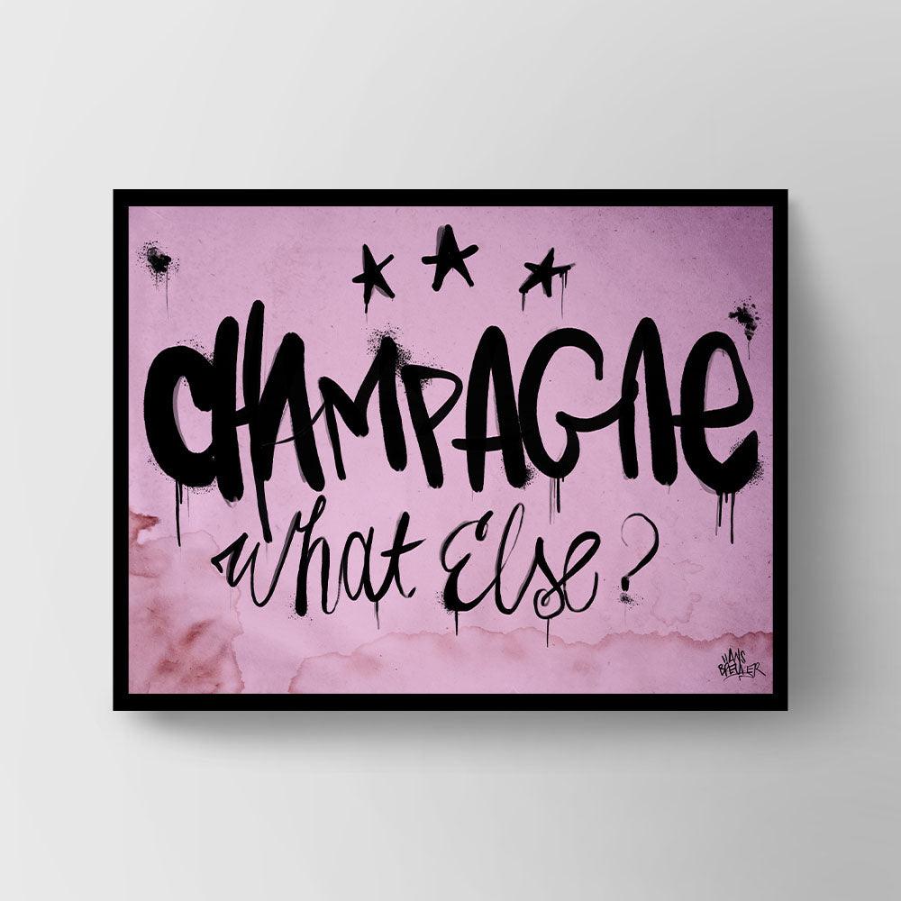 Champagne, what else - Hans Breuker