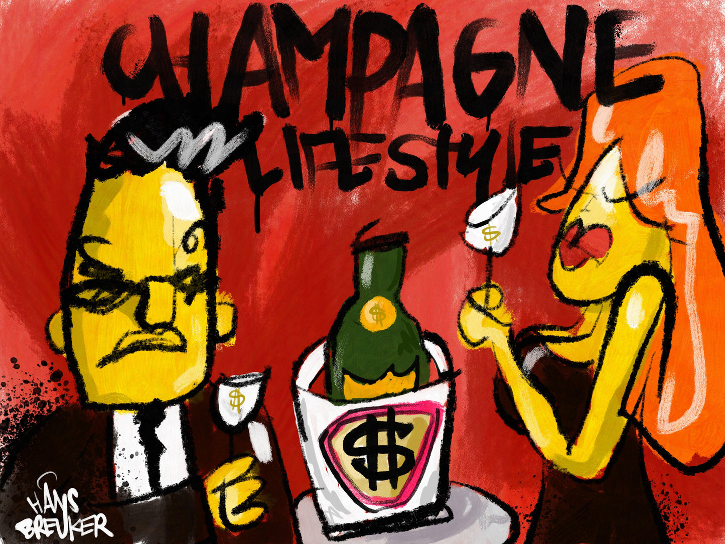 Champagne lifestyle - Hans Breuker