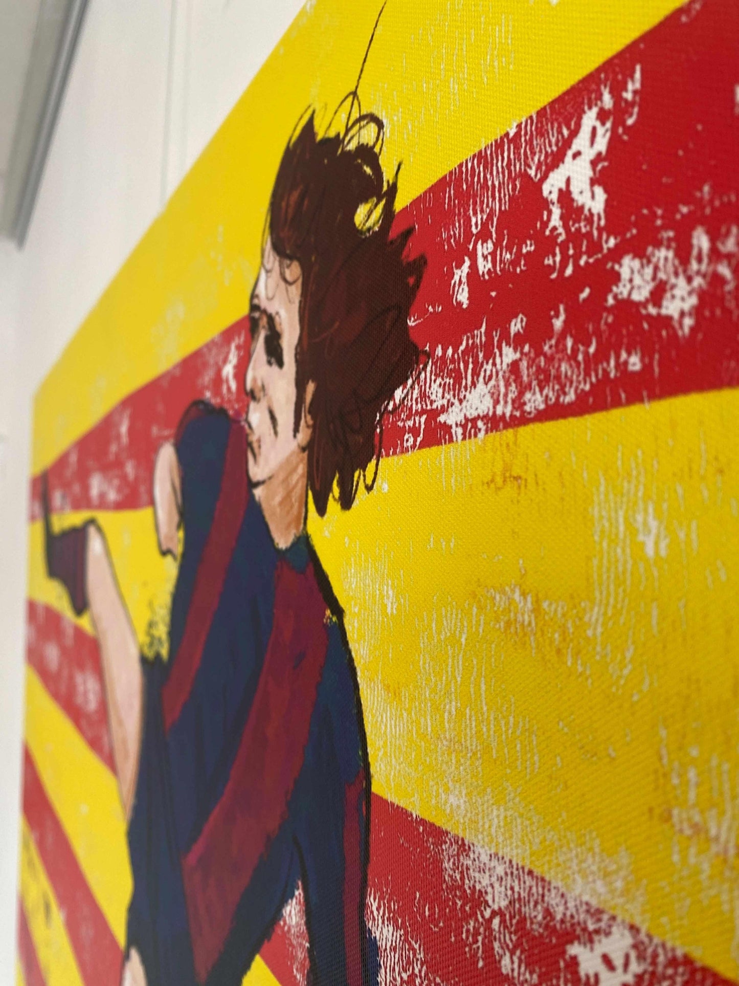Johan Cruiff, un momento dado SALE 80 x 60 cm. - Hans Breuker