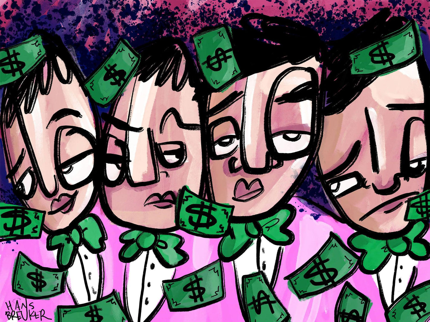 Dollarparty - Hans Breuker