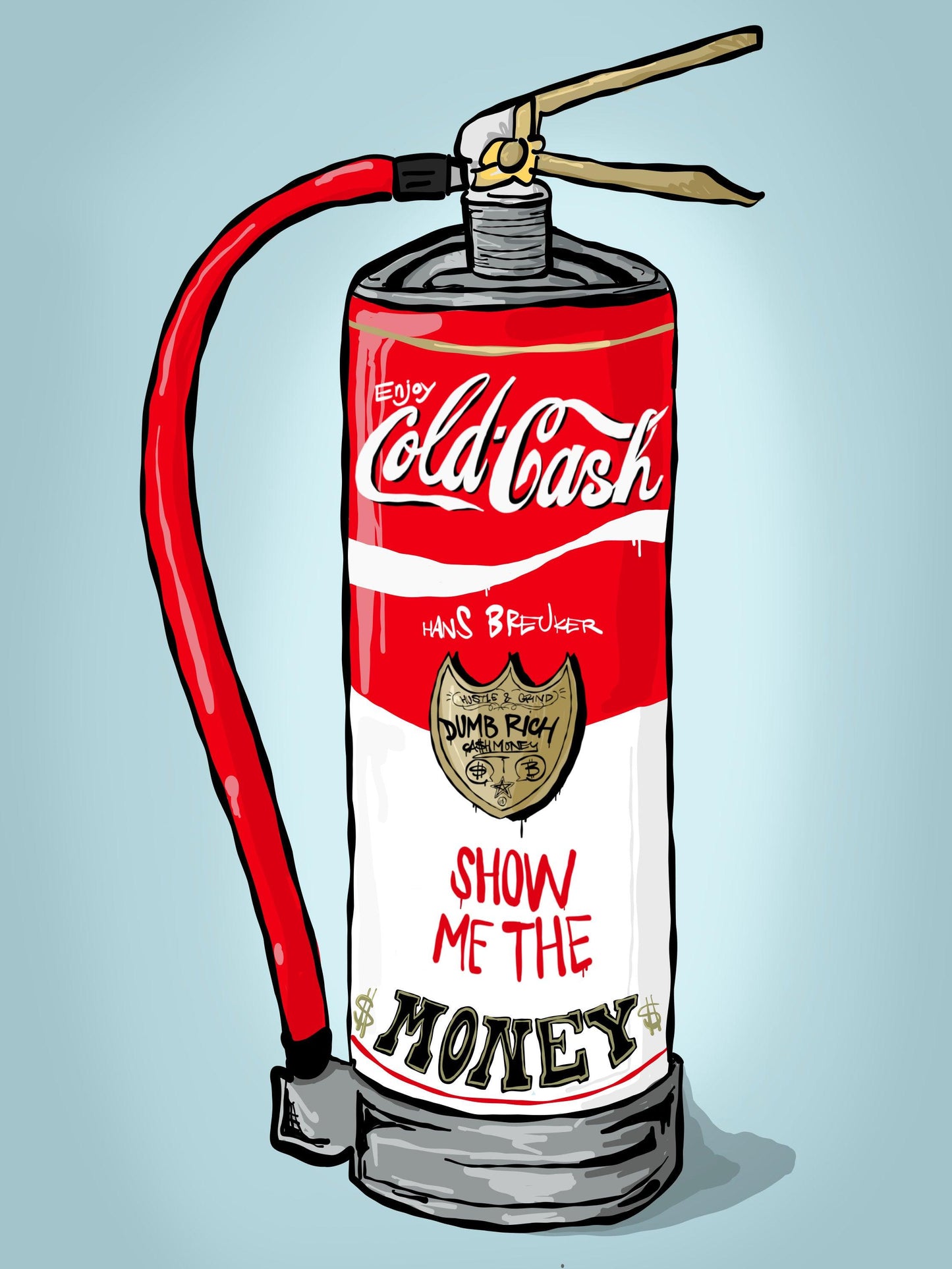 Extinguisher pop art - Hans Breuker
