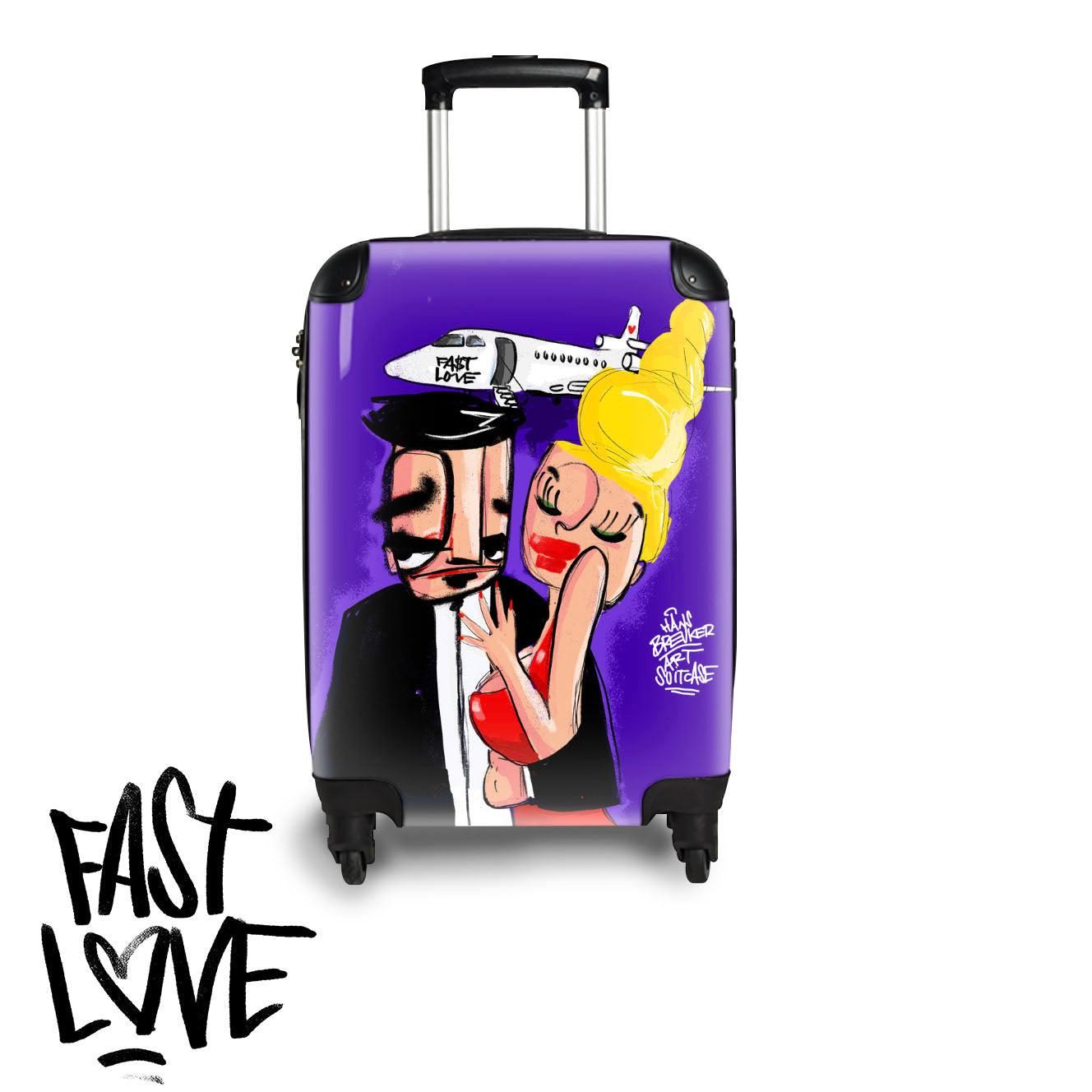 Fastlove art suitcase 3 maten. - Hans Breuker