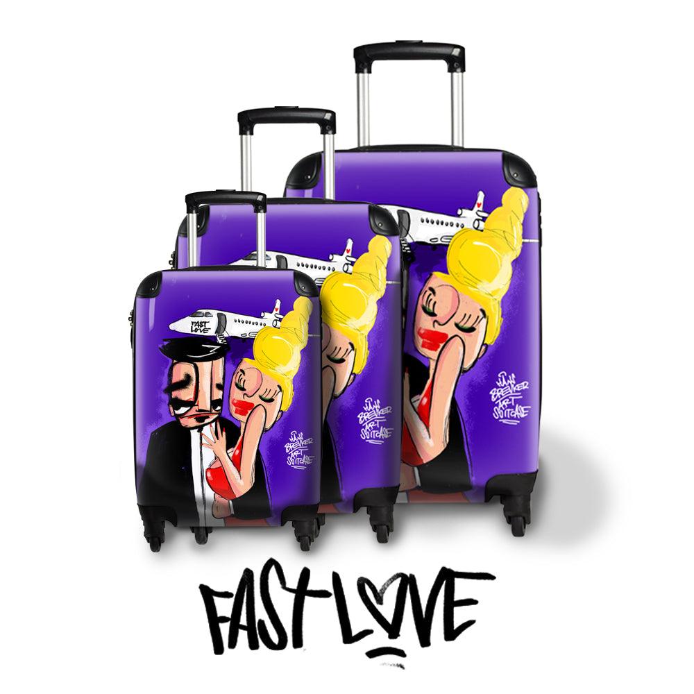 Fastlove art suitcase 3 maten. - Hans Breuker