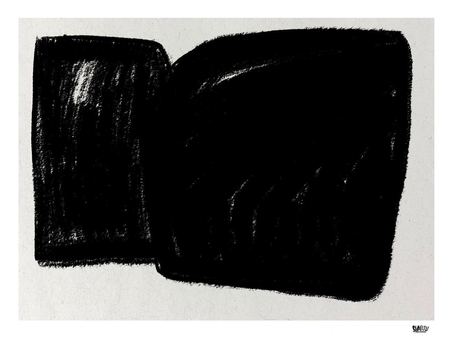 Father and son on paper - Hans Breuker