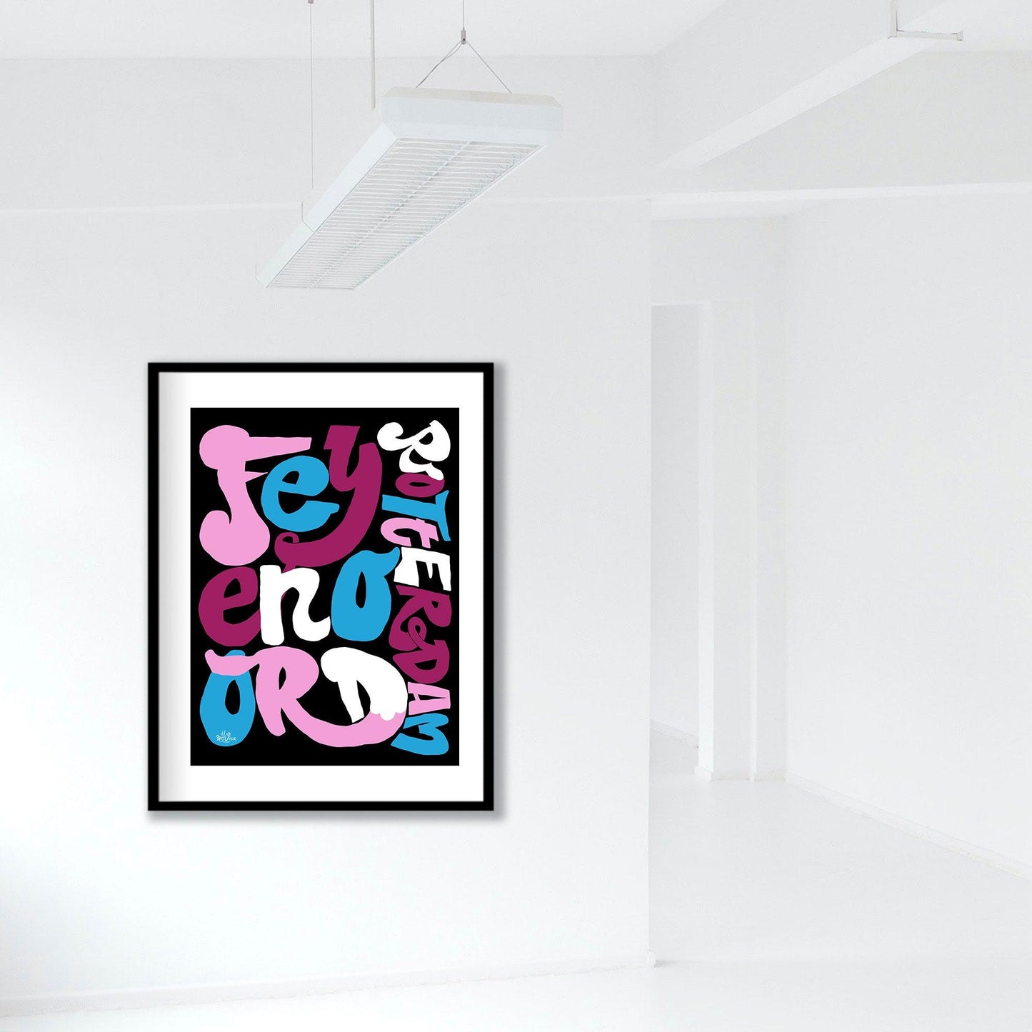 Letterposter Feyenoord Rotterdam - Hans Breuker