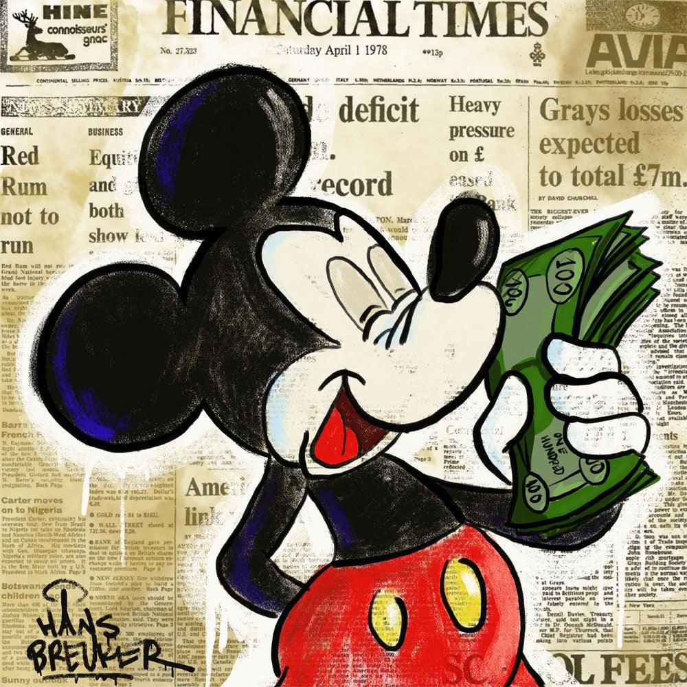 Fresh 100 dollar Bills - Hans Breuker
