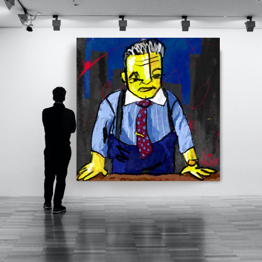 Greed. Wall Street Michael Douglas - Hans Breuker