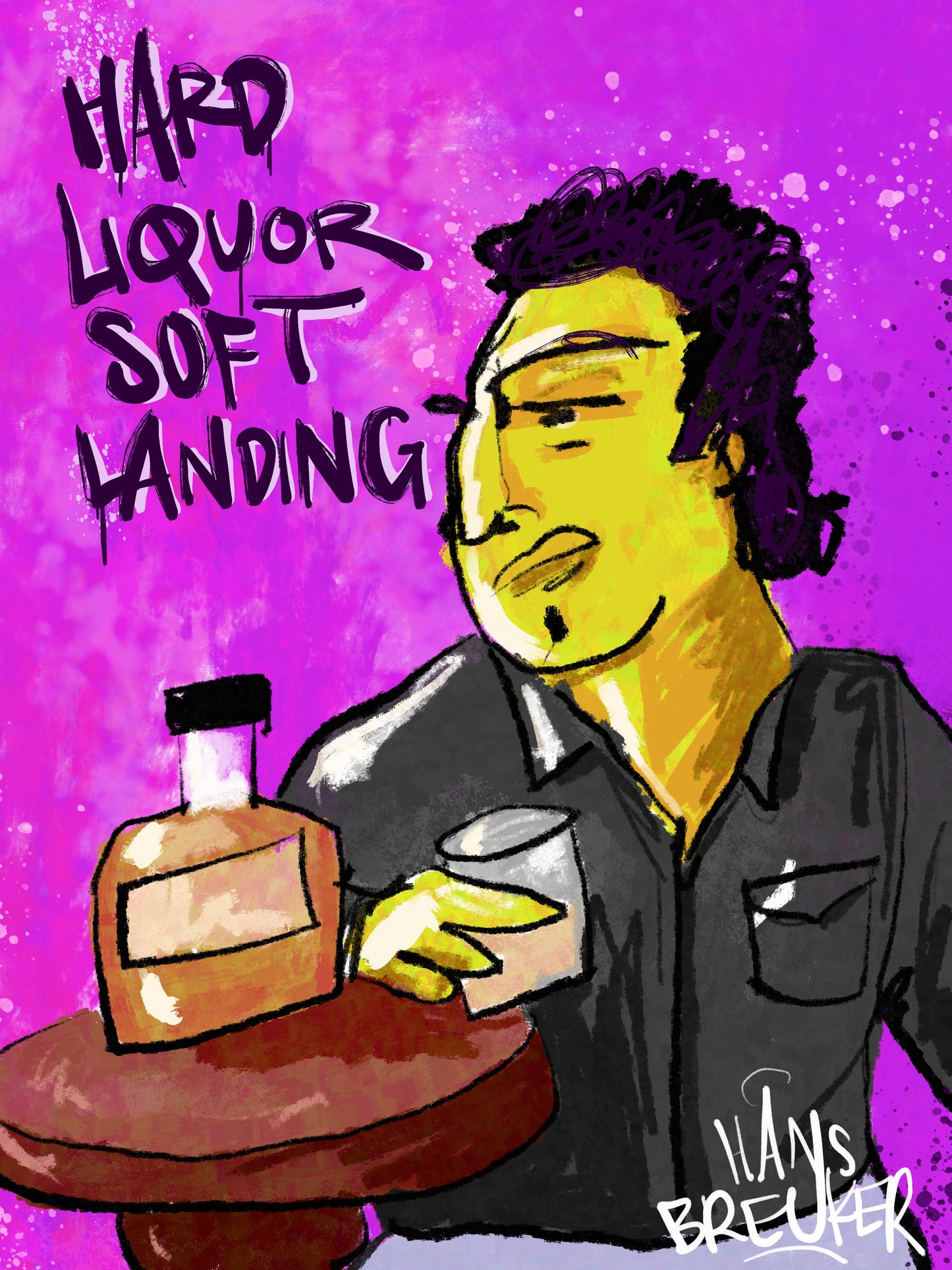 Hard liquor soft landing - Hans Breuker
