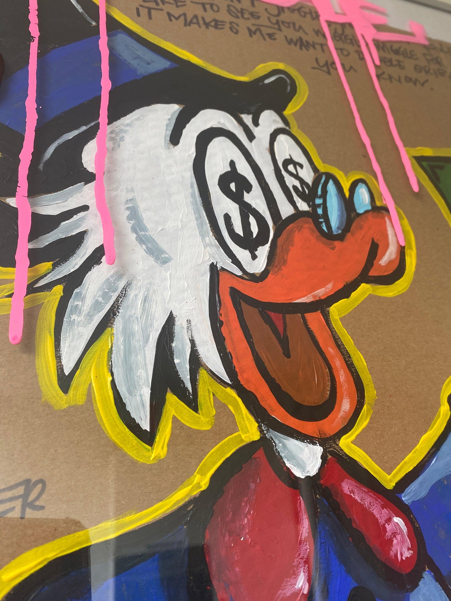 Wiggle. Dagober 40 x 50 cm. - Hans Breuker