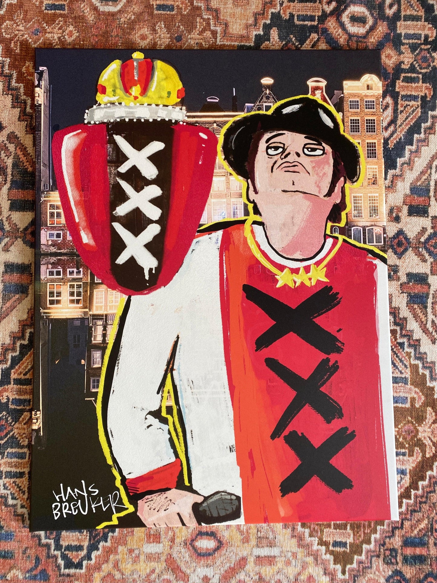 Hazes on Amsterdam background - Hans Breuker