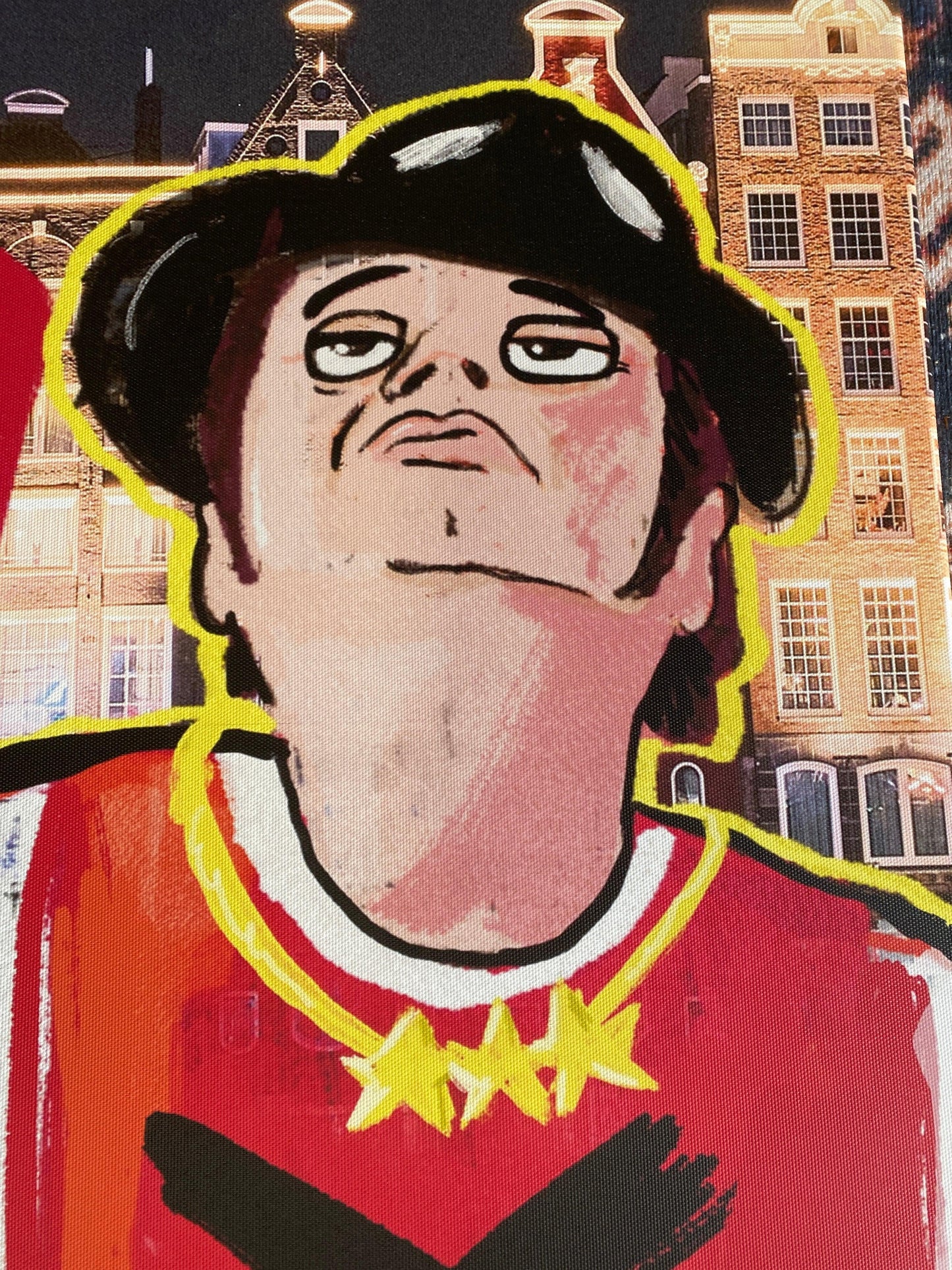 Hazes on Amsterdam background - Hans Breuker